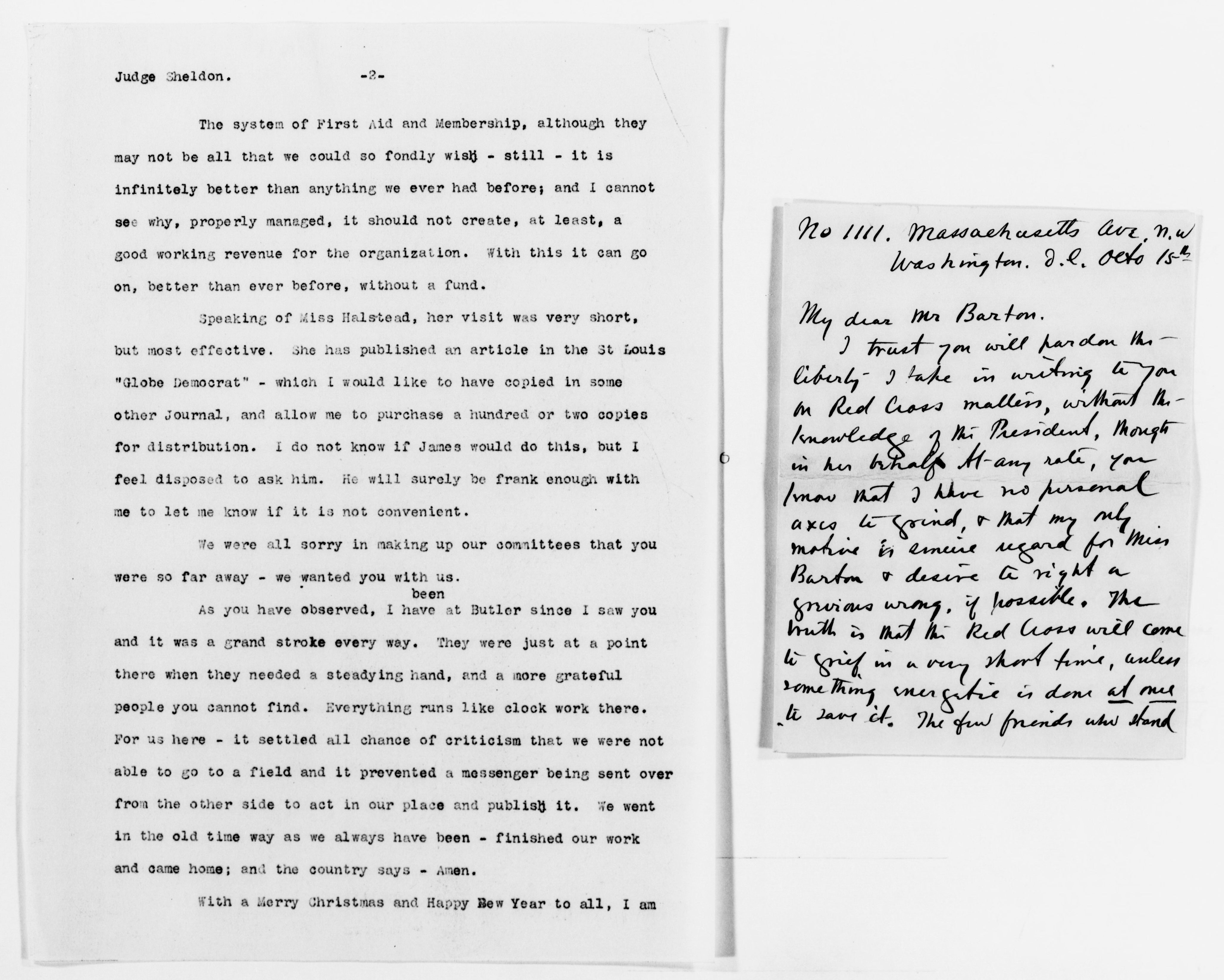 Scanned image of the current content page