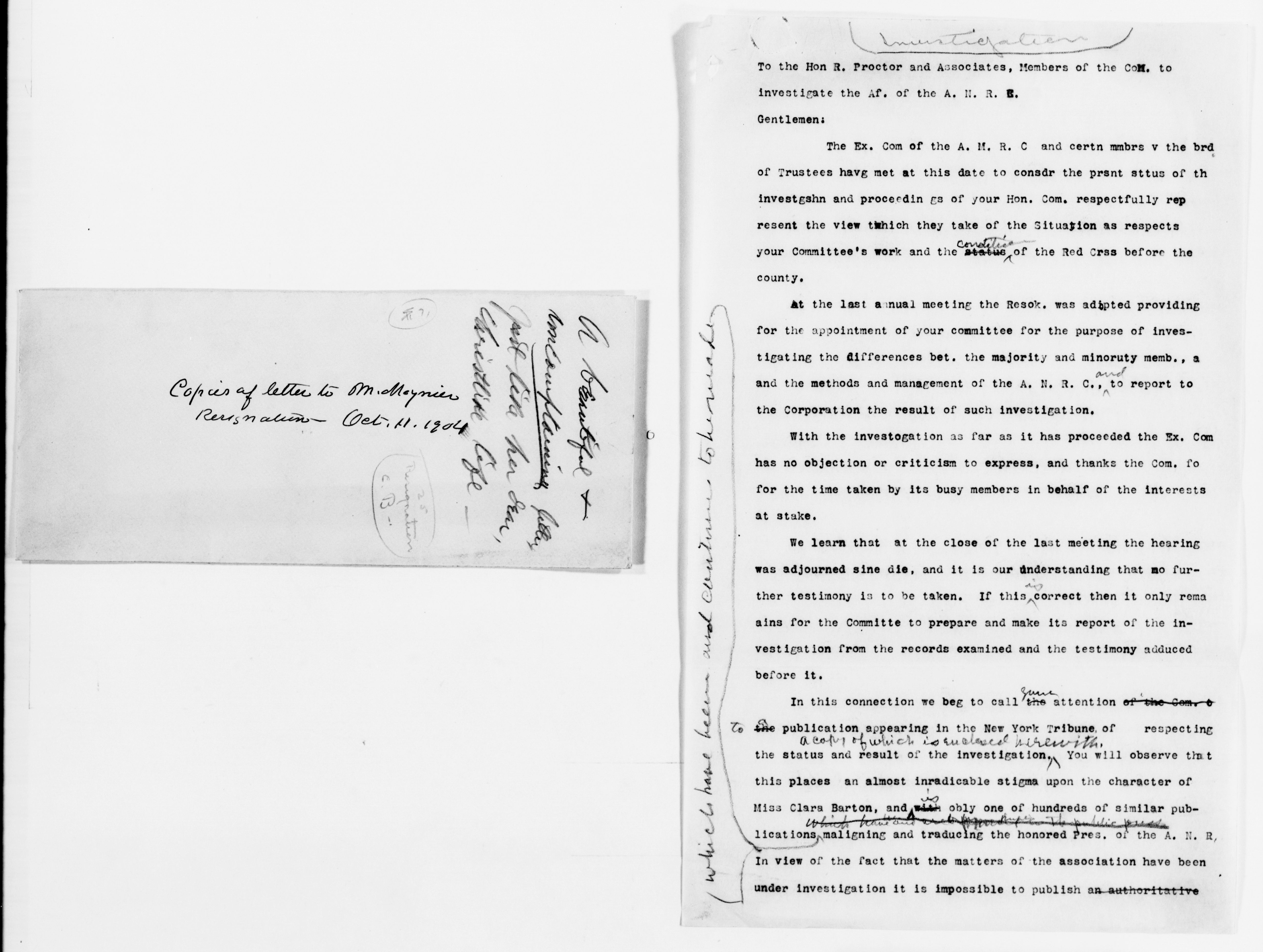 Scanned image of the current content page