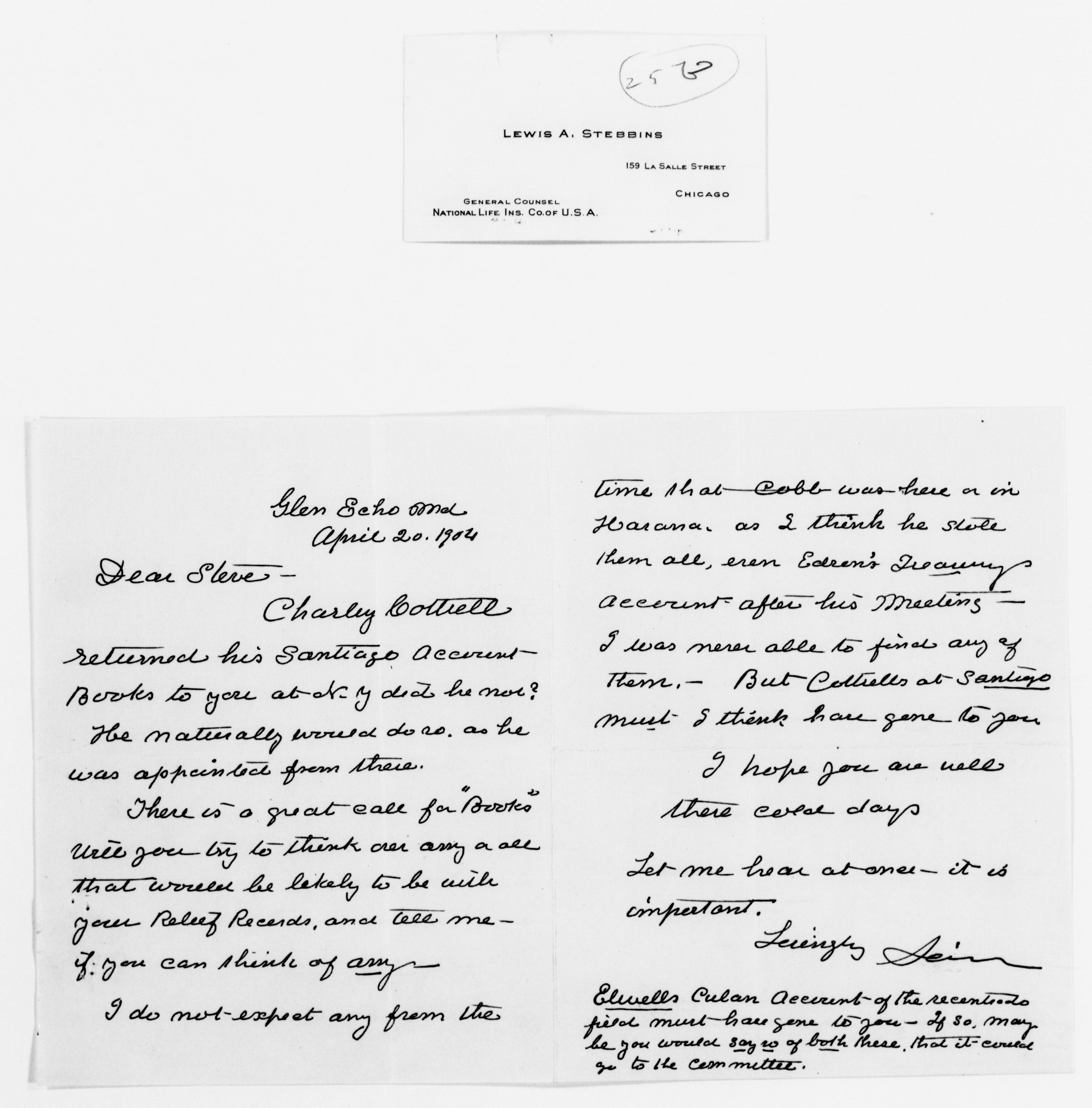 Scanned image of the current content page