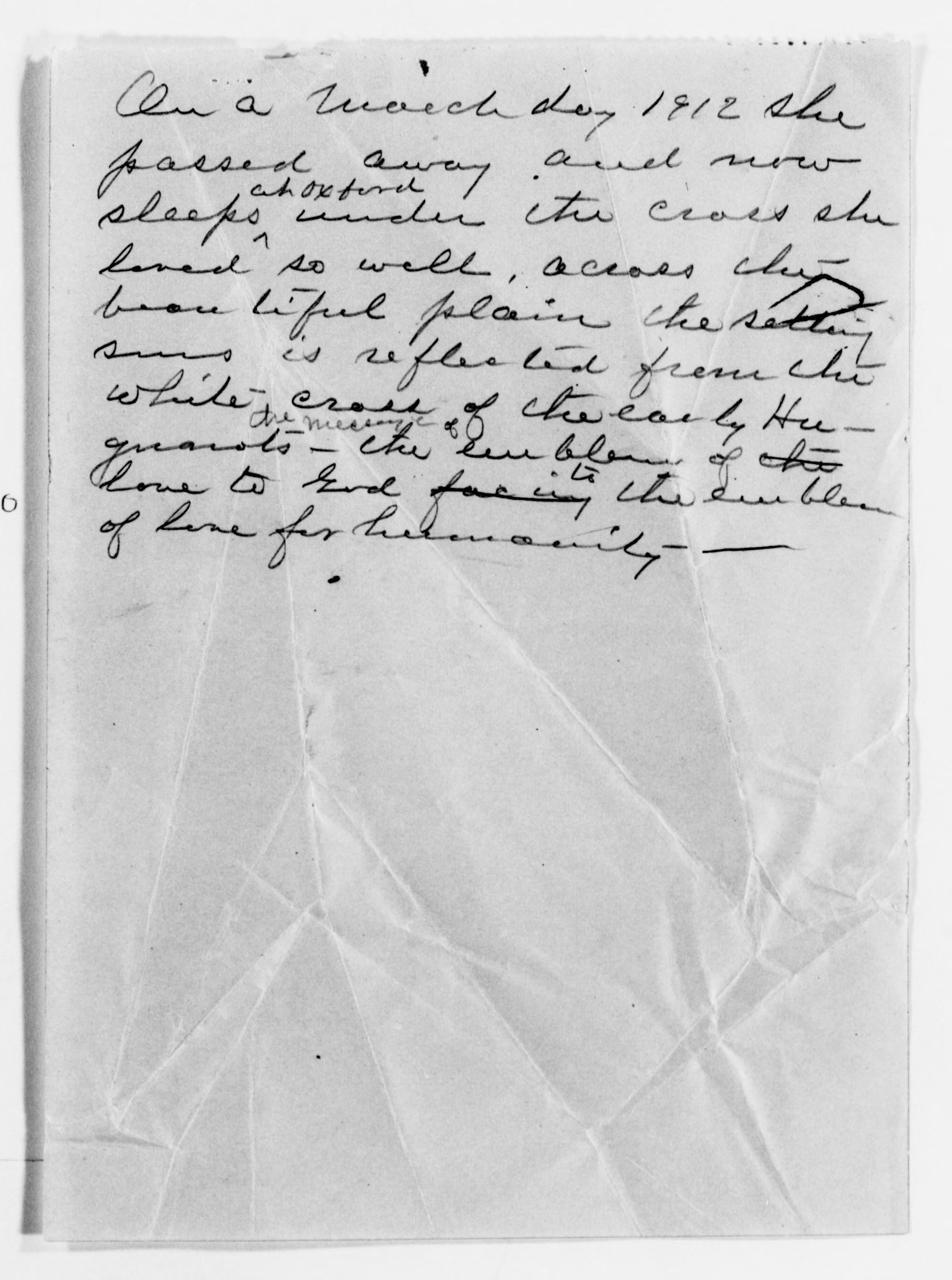 Scanned image of the current content page