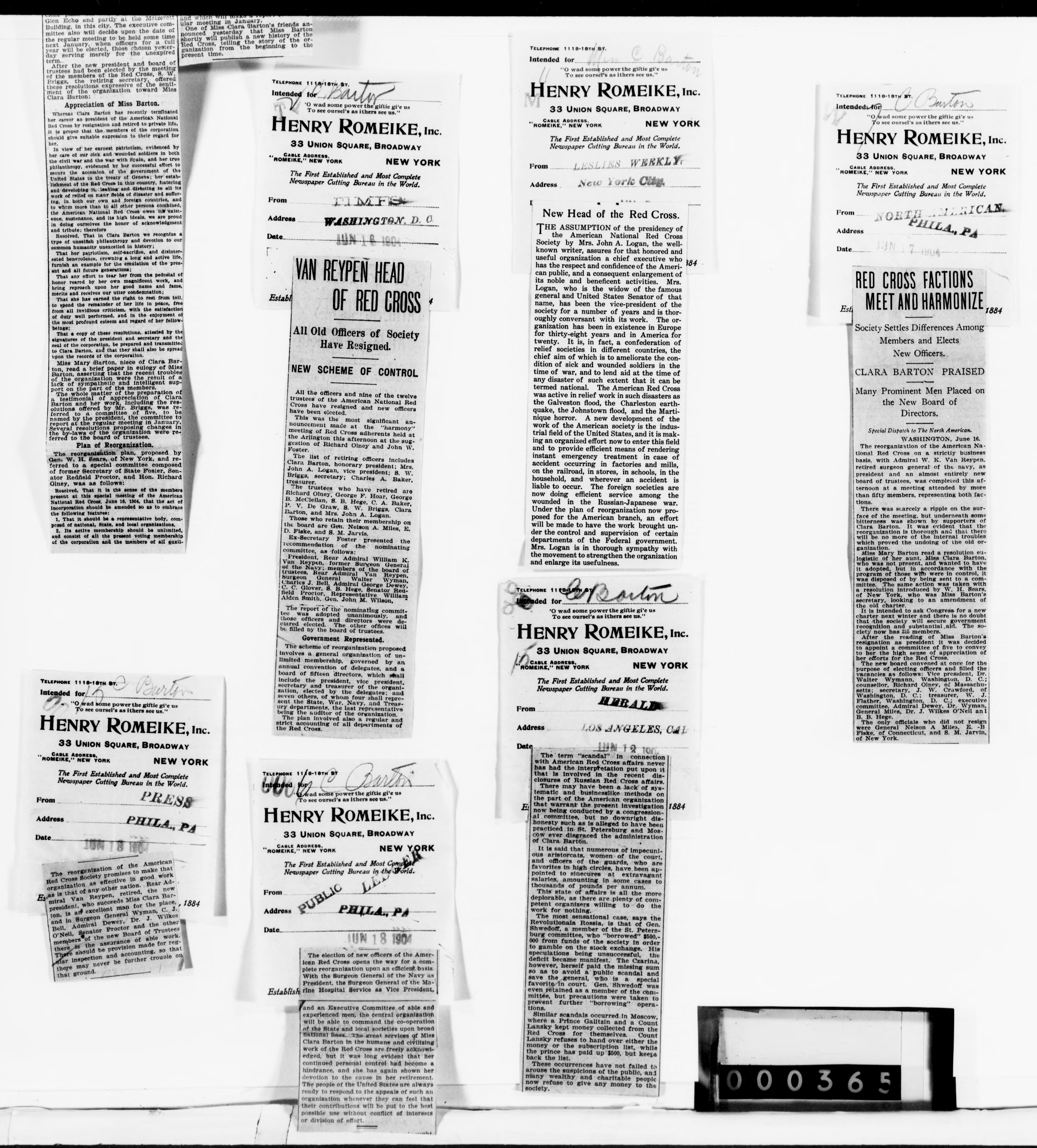 Scanned image of the current content page