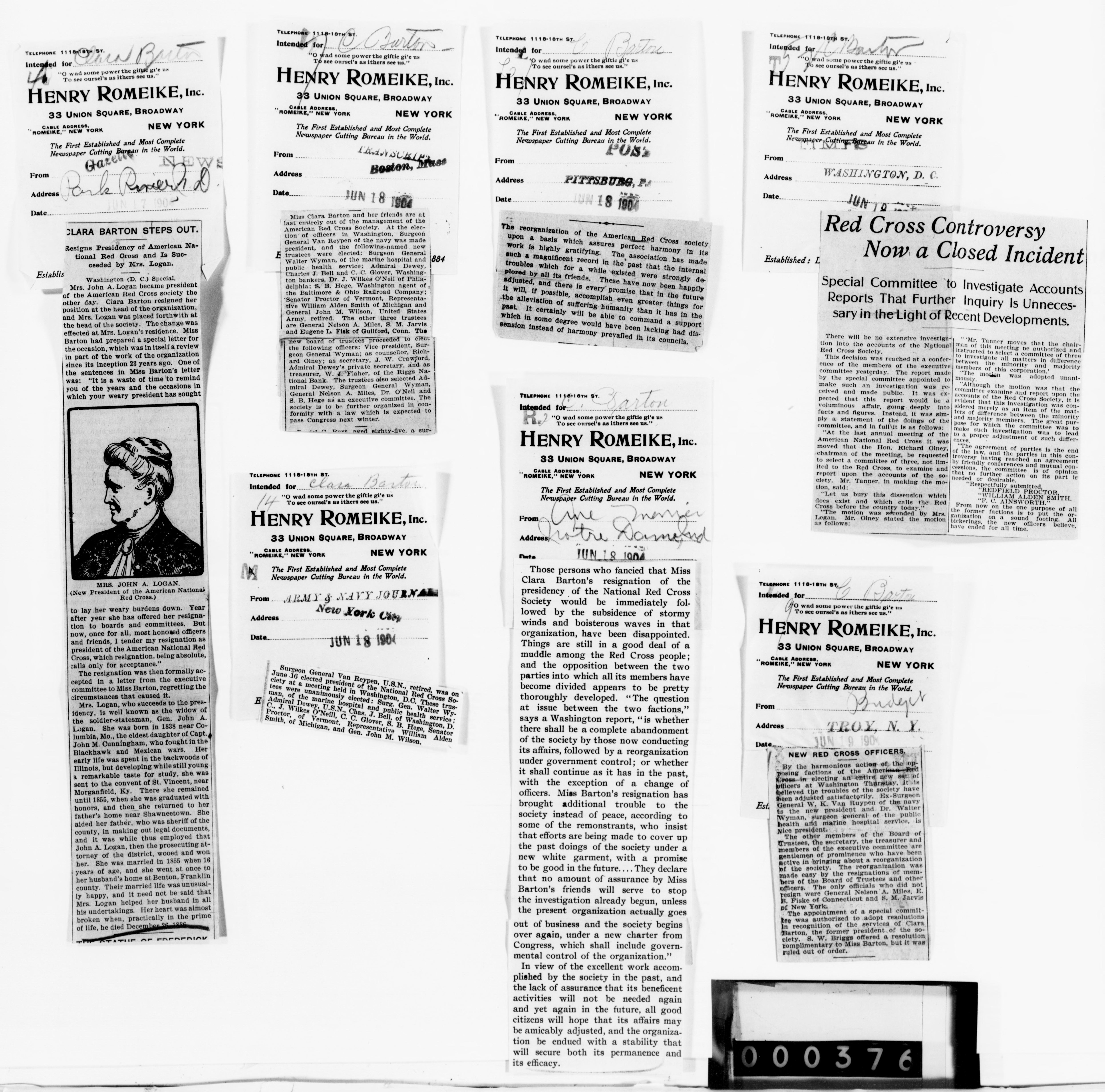 Scanned image of the current content page