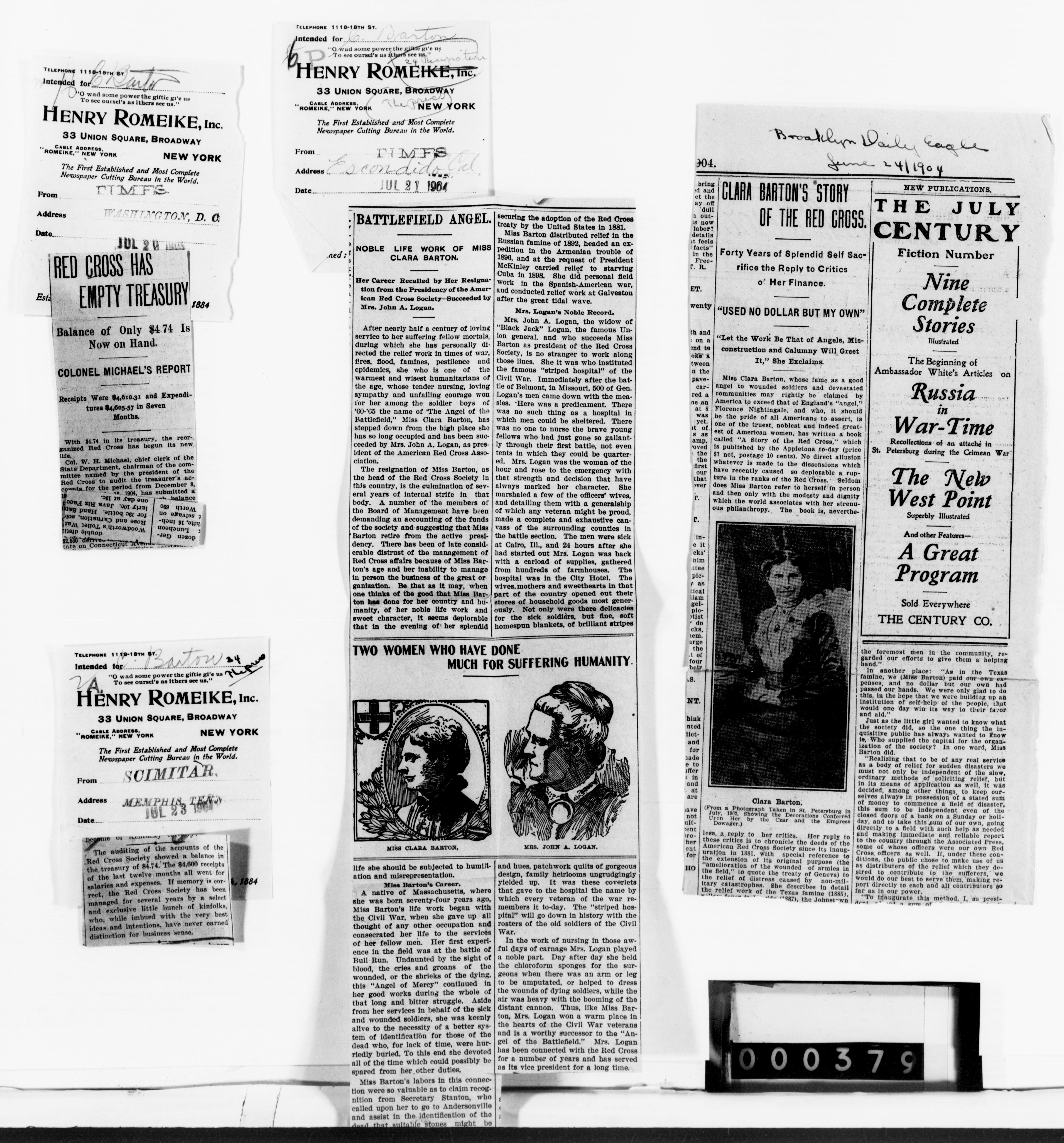 Scanned image of the current content page