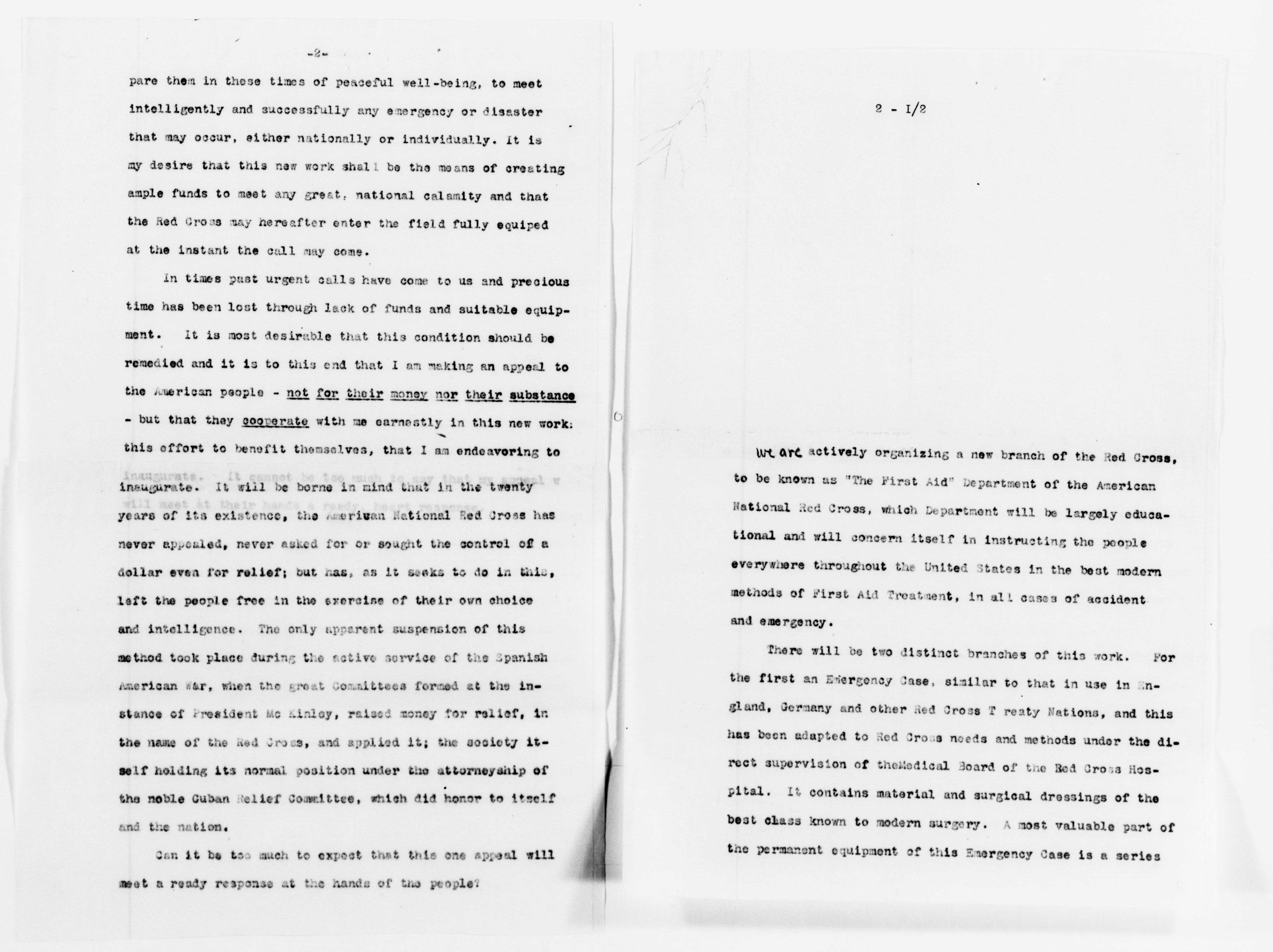 Scanned image of the current content page