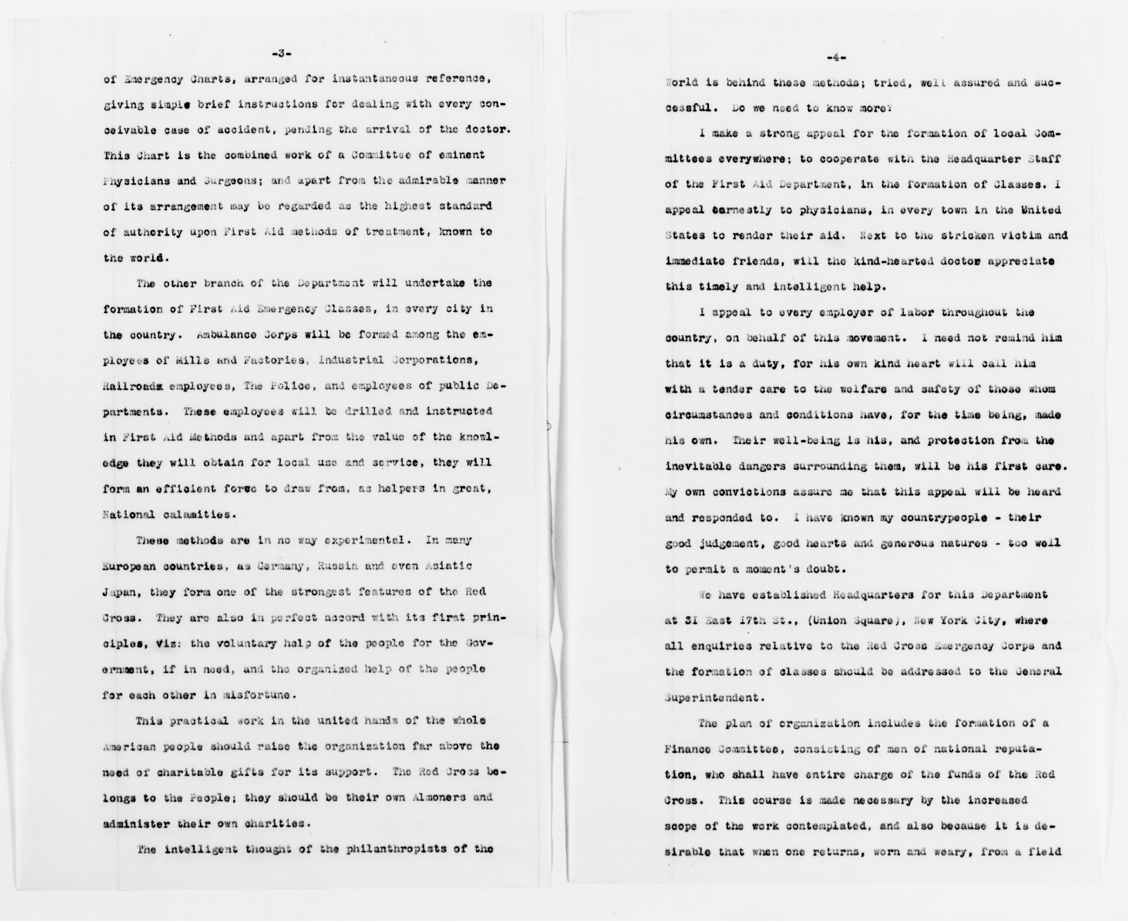 Scanned image of the current content page