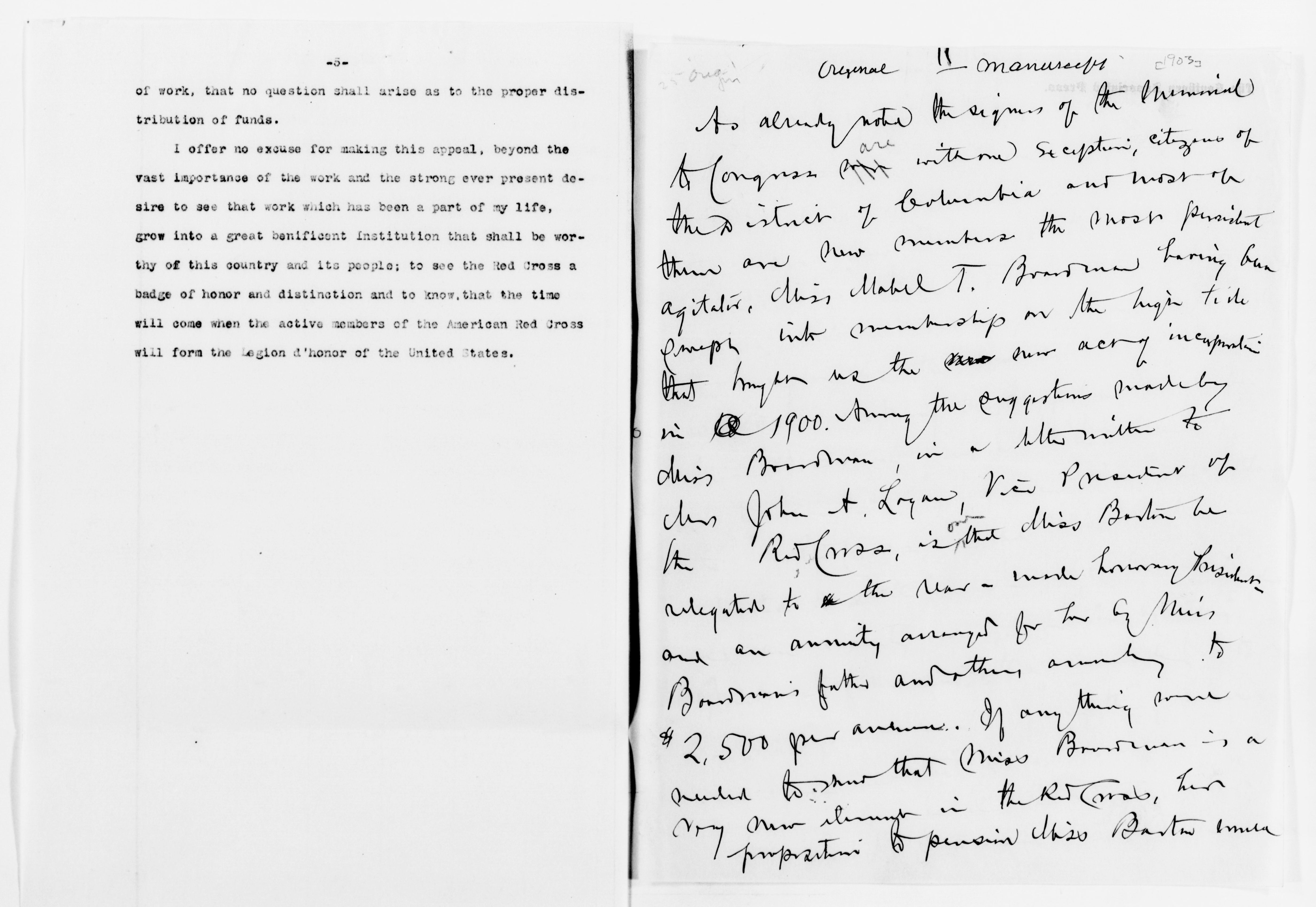 Scanned image of the current content page