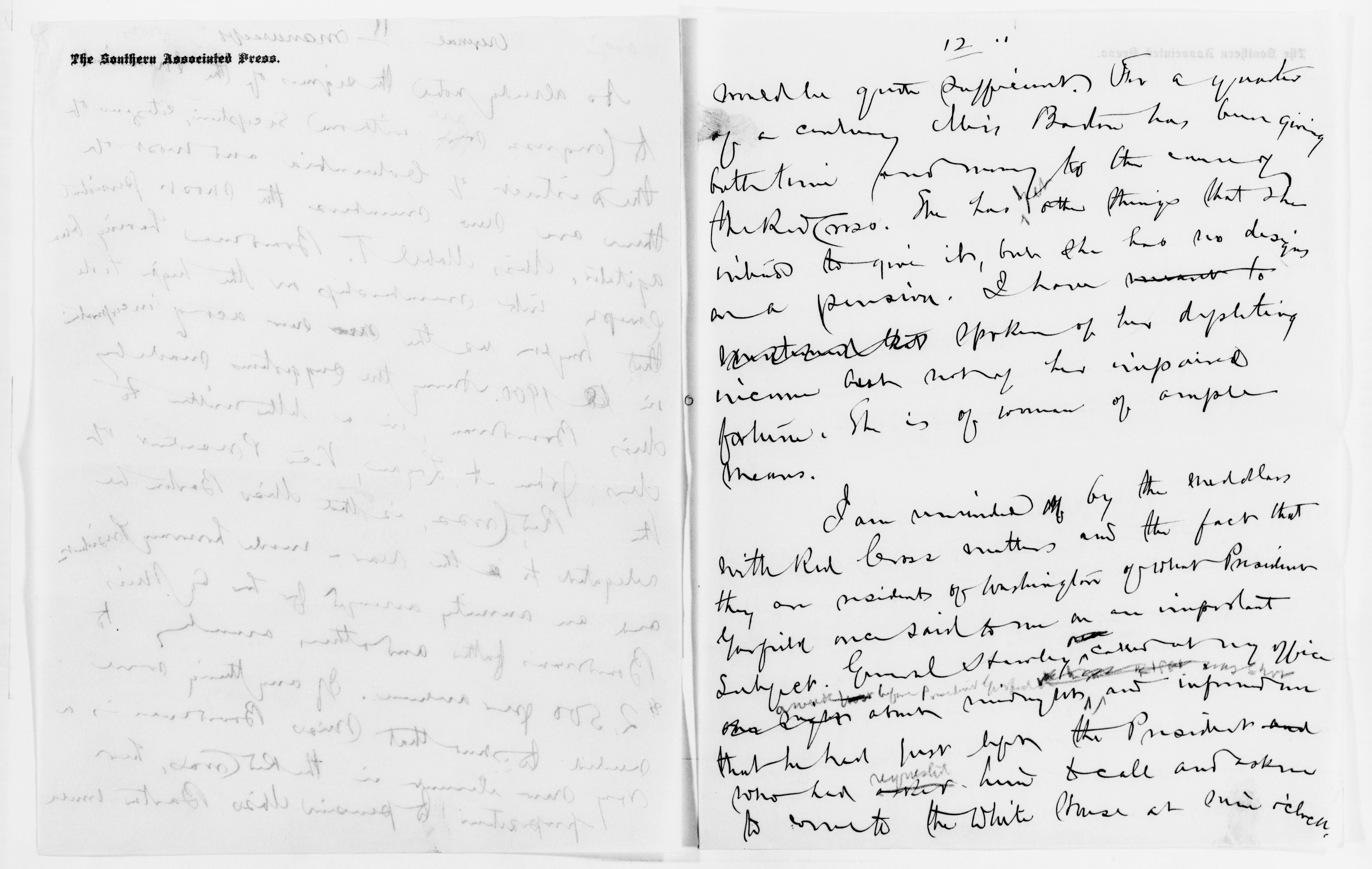 Scanned image of the current content page