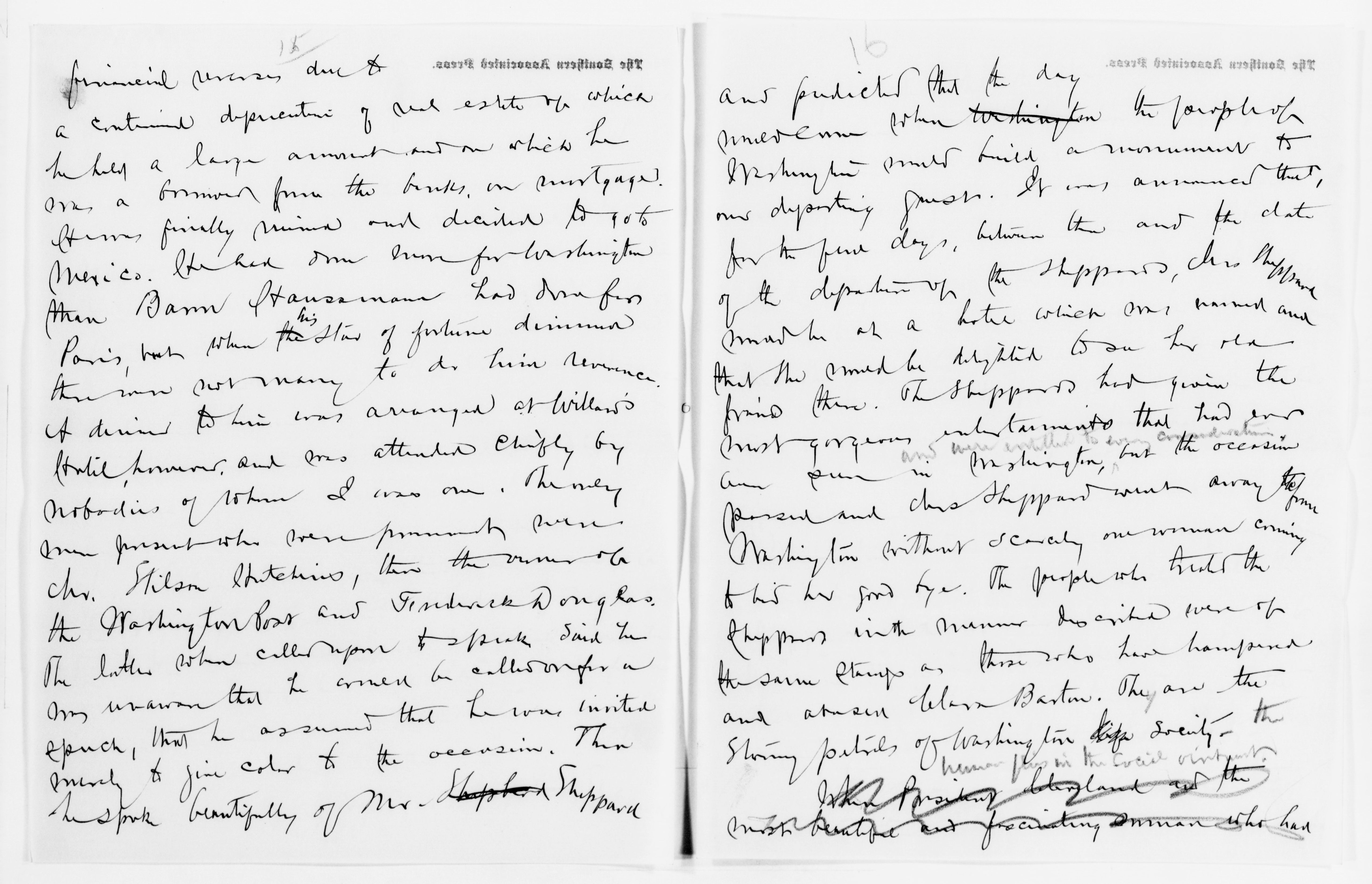 Scanned image of the current content page