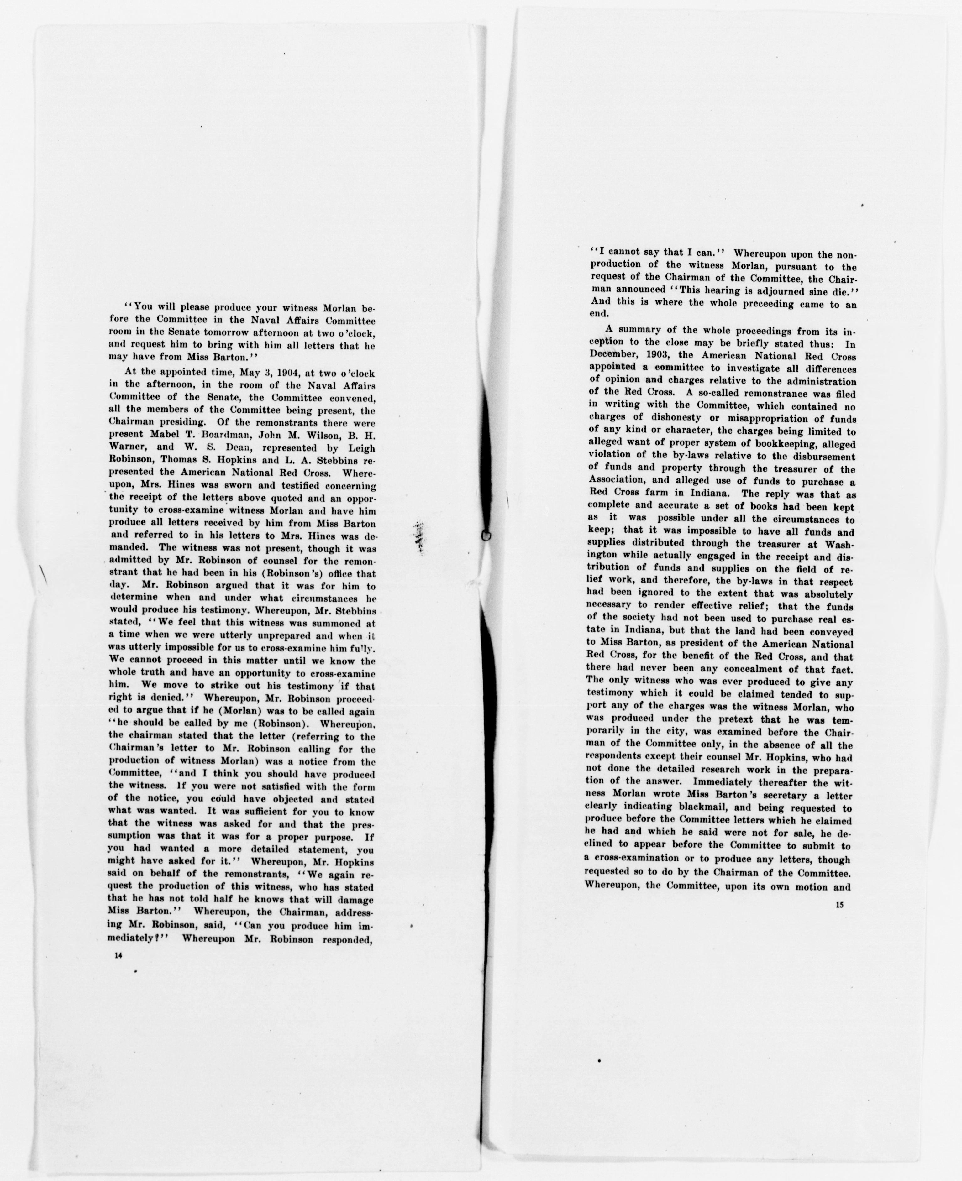 Scanned image of the current content page