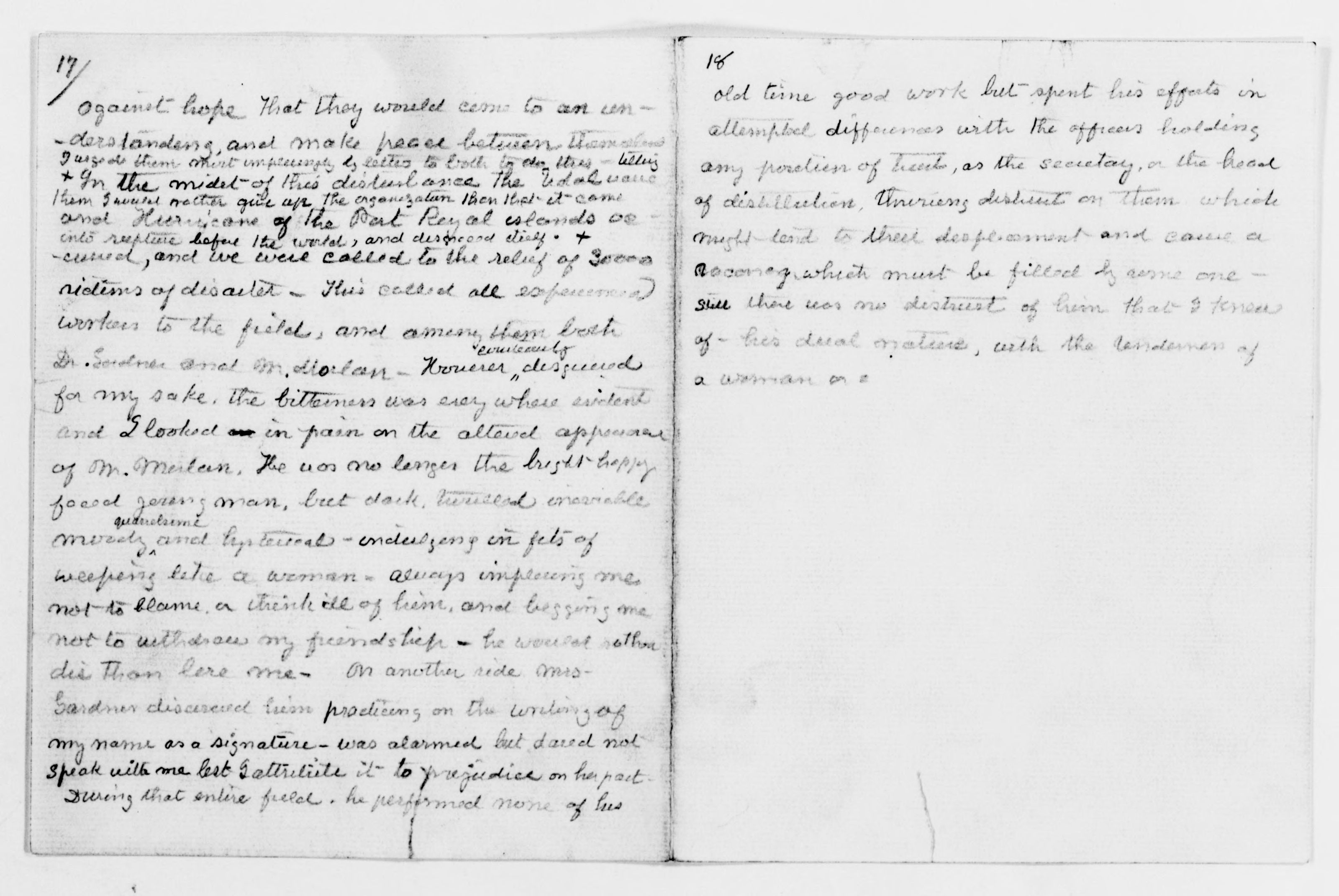 Scanned image of the current content page