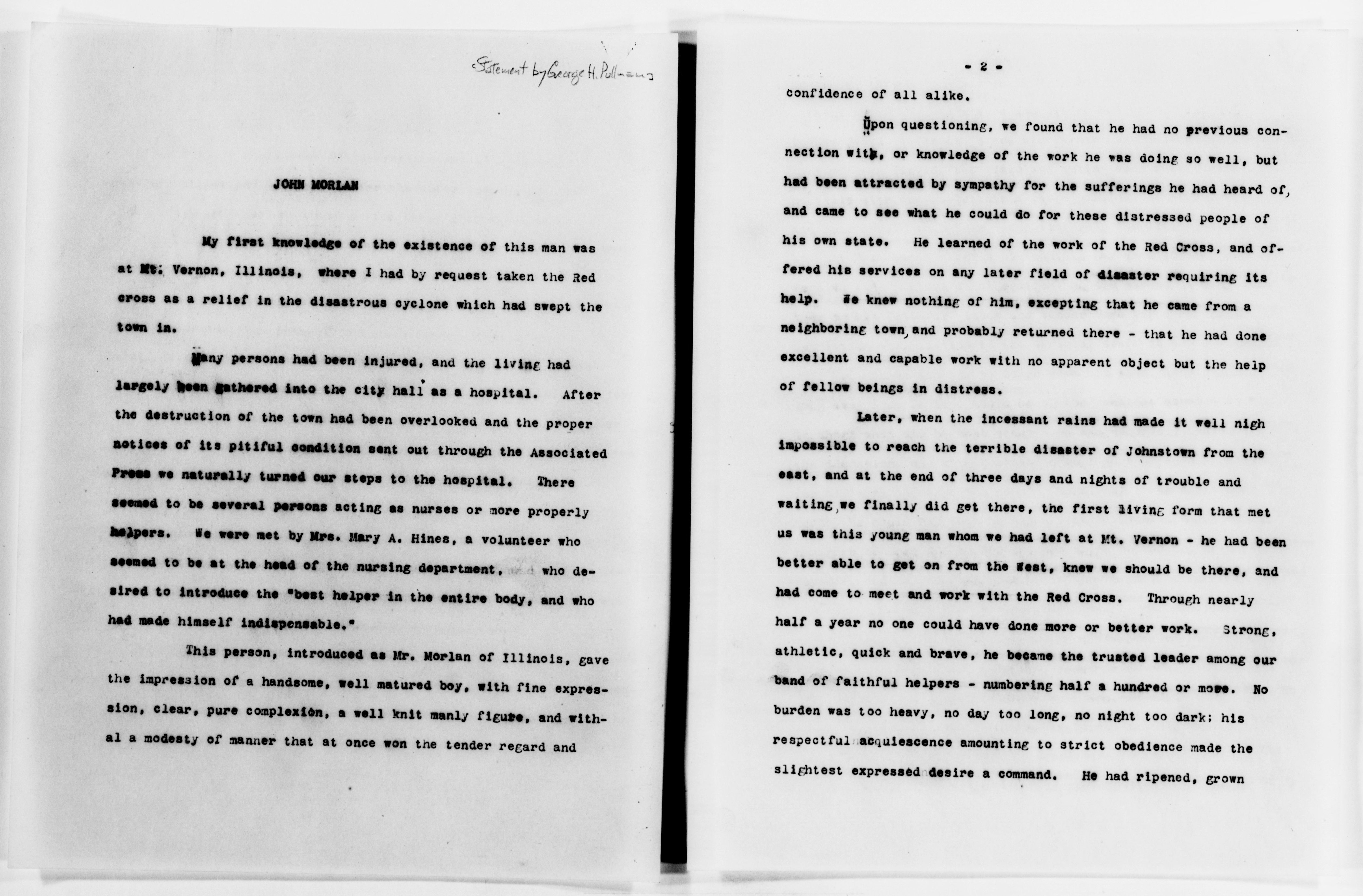 Scanned image of the current content page