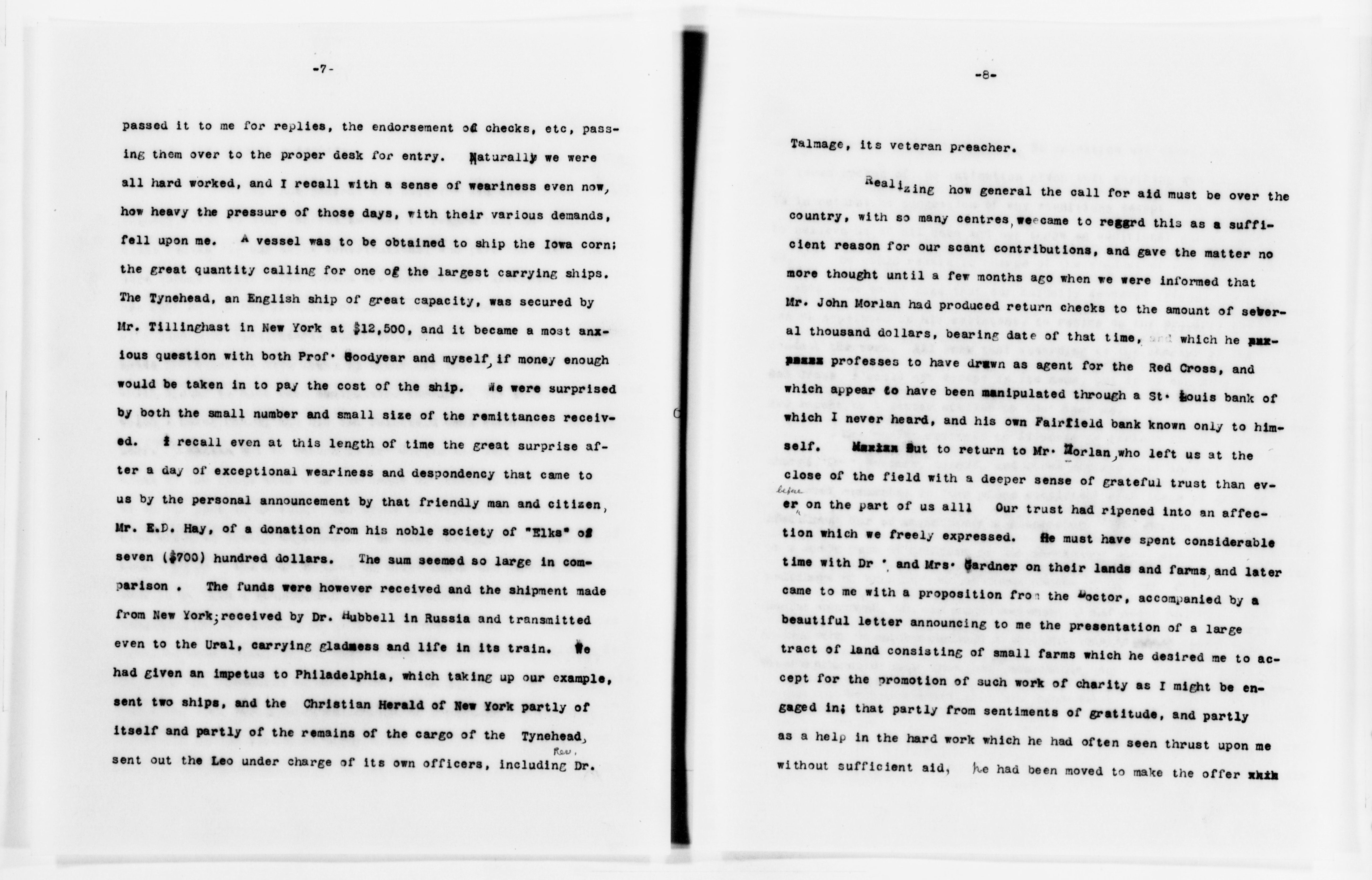 Scanned image of the current content page