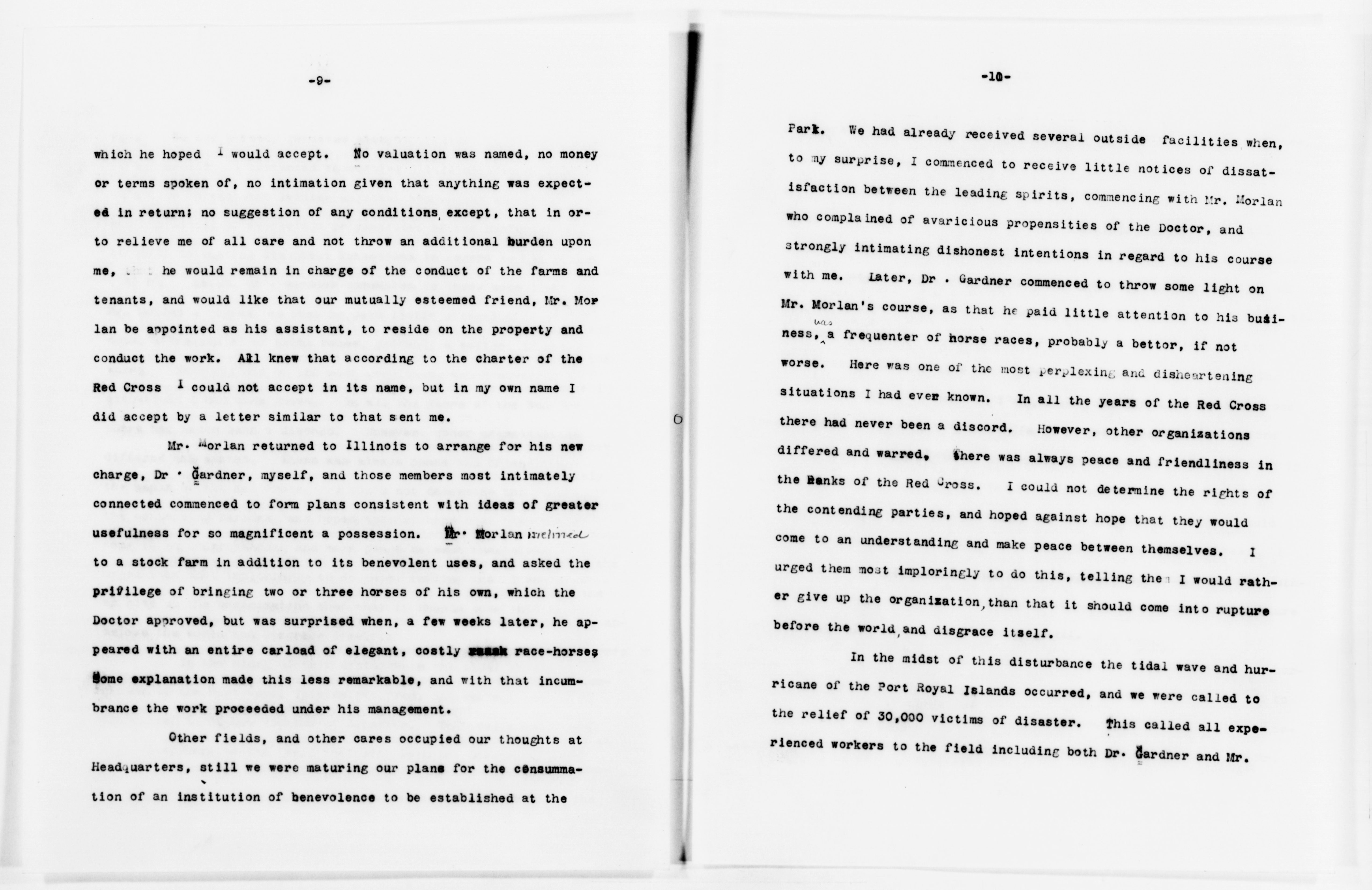 Scanned image of the current content page