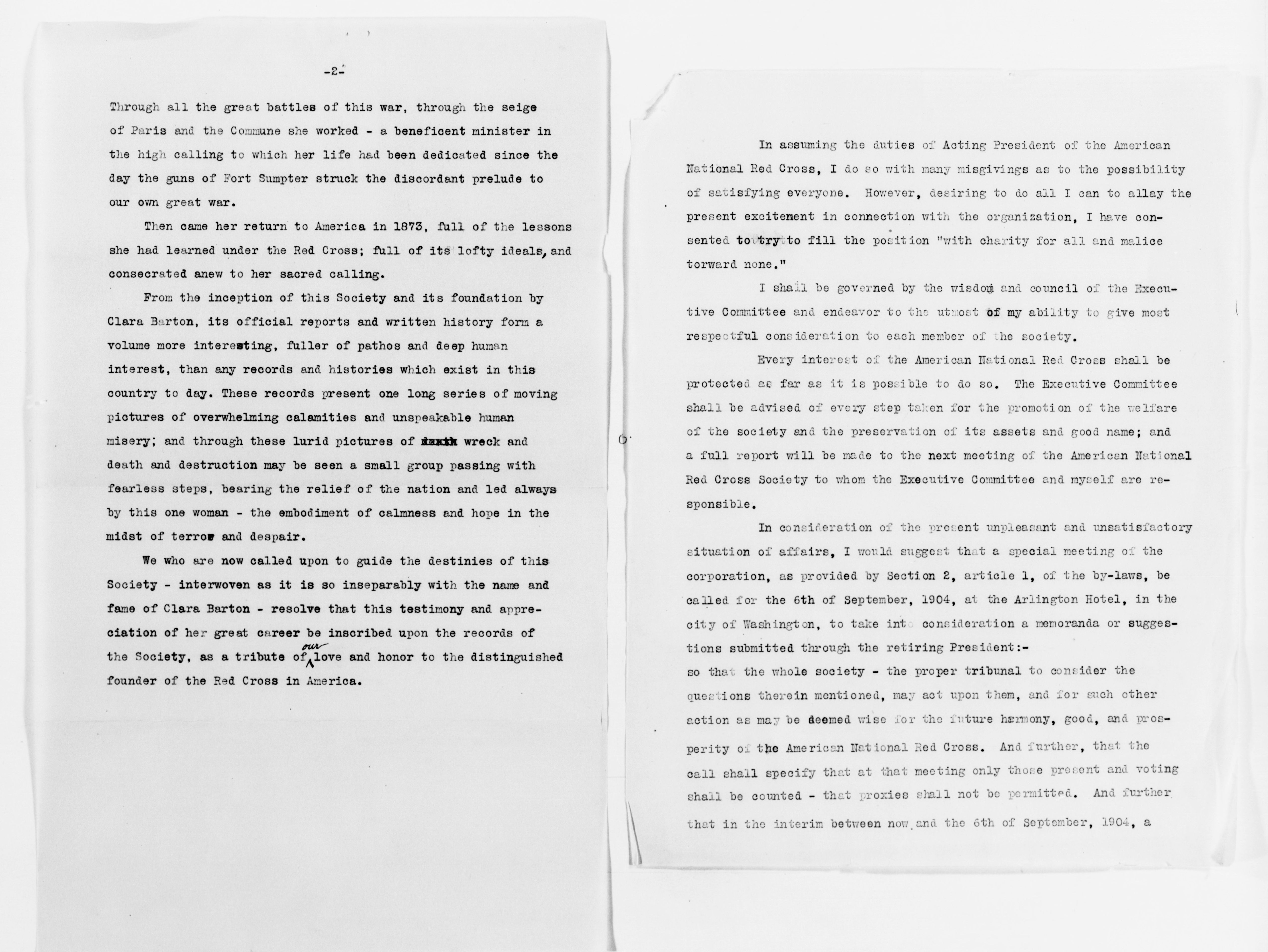 Scanned image of the current content page