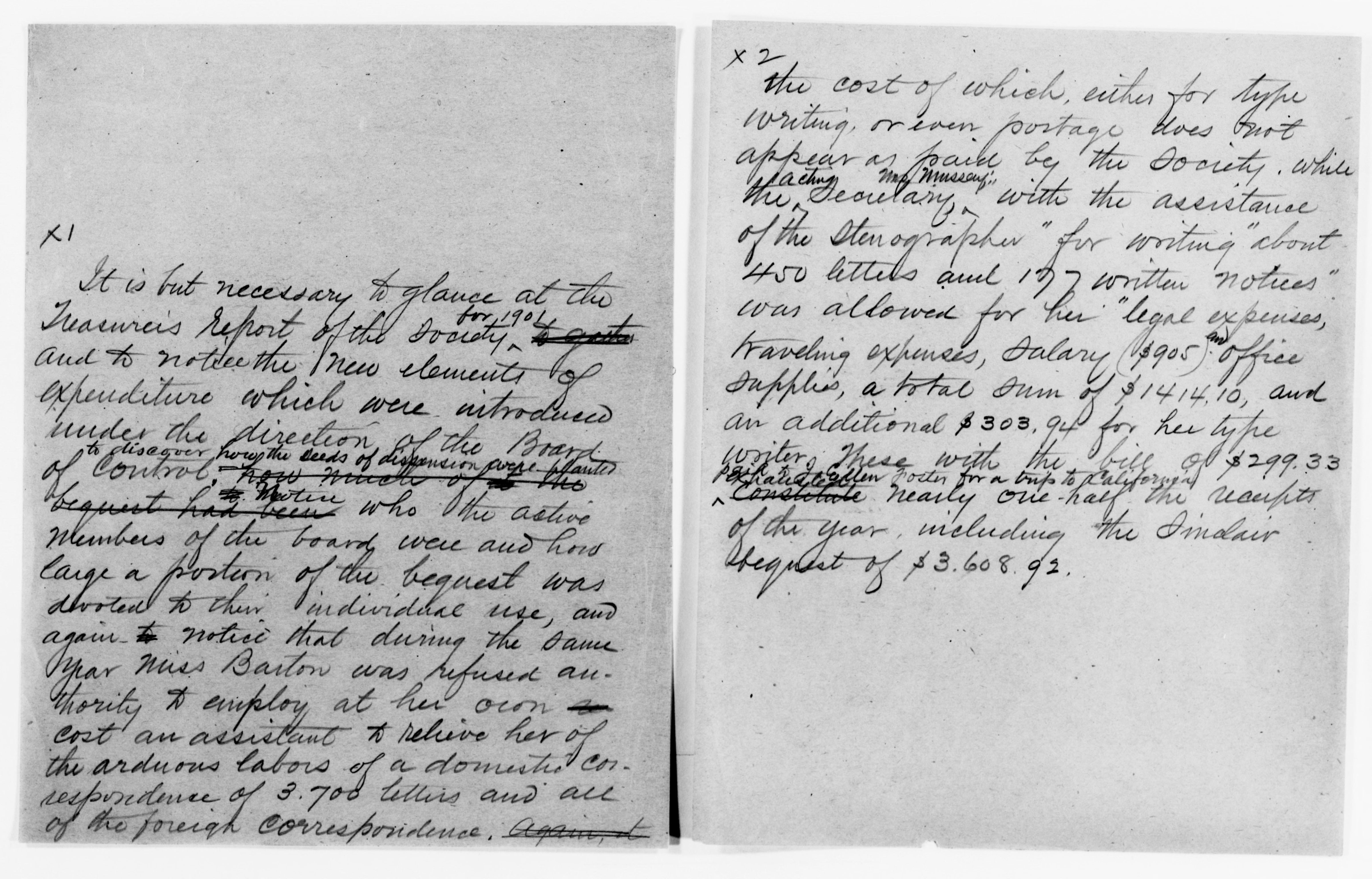 Scanned image of the current content page