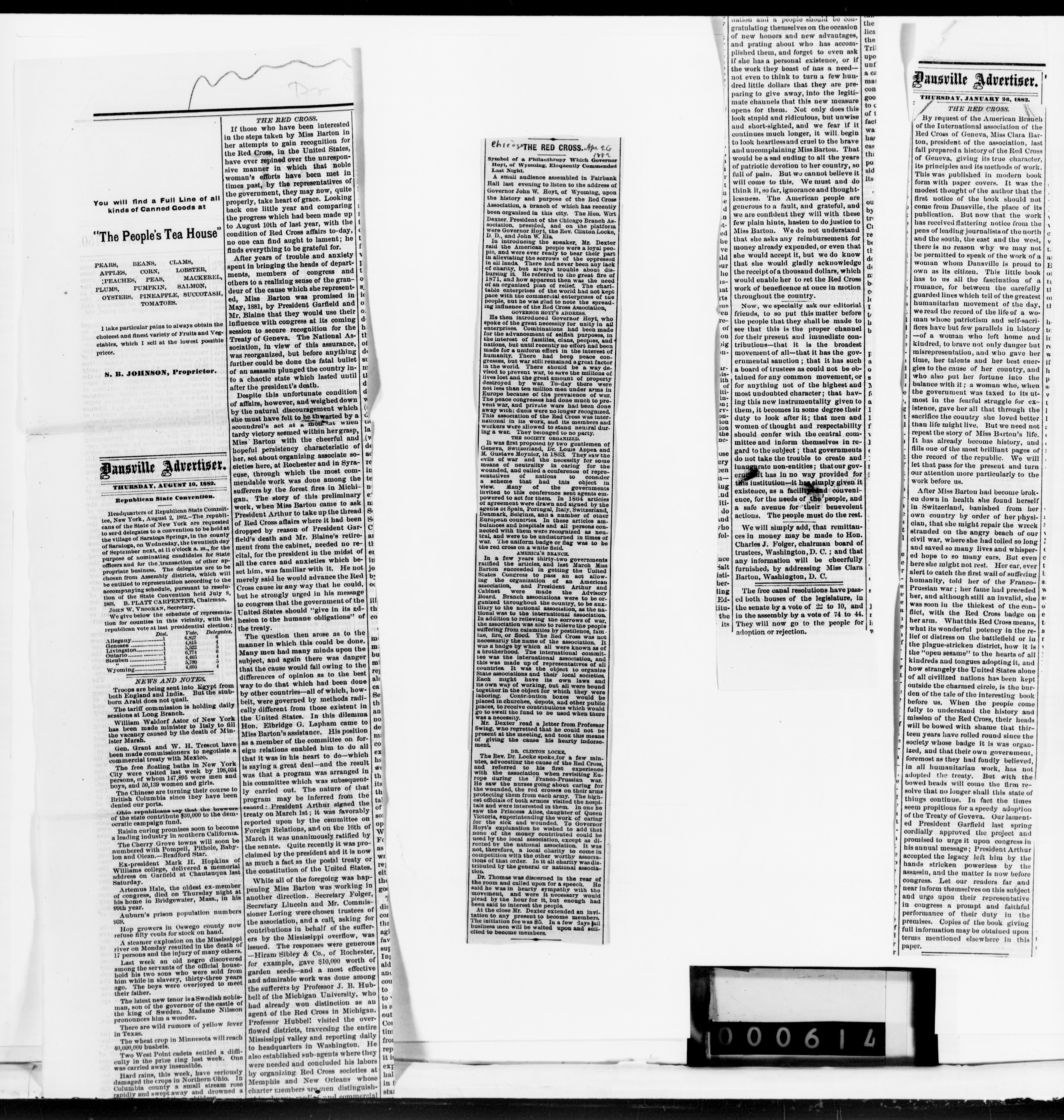 Scanned image of the current content page