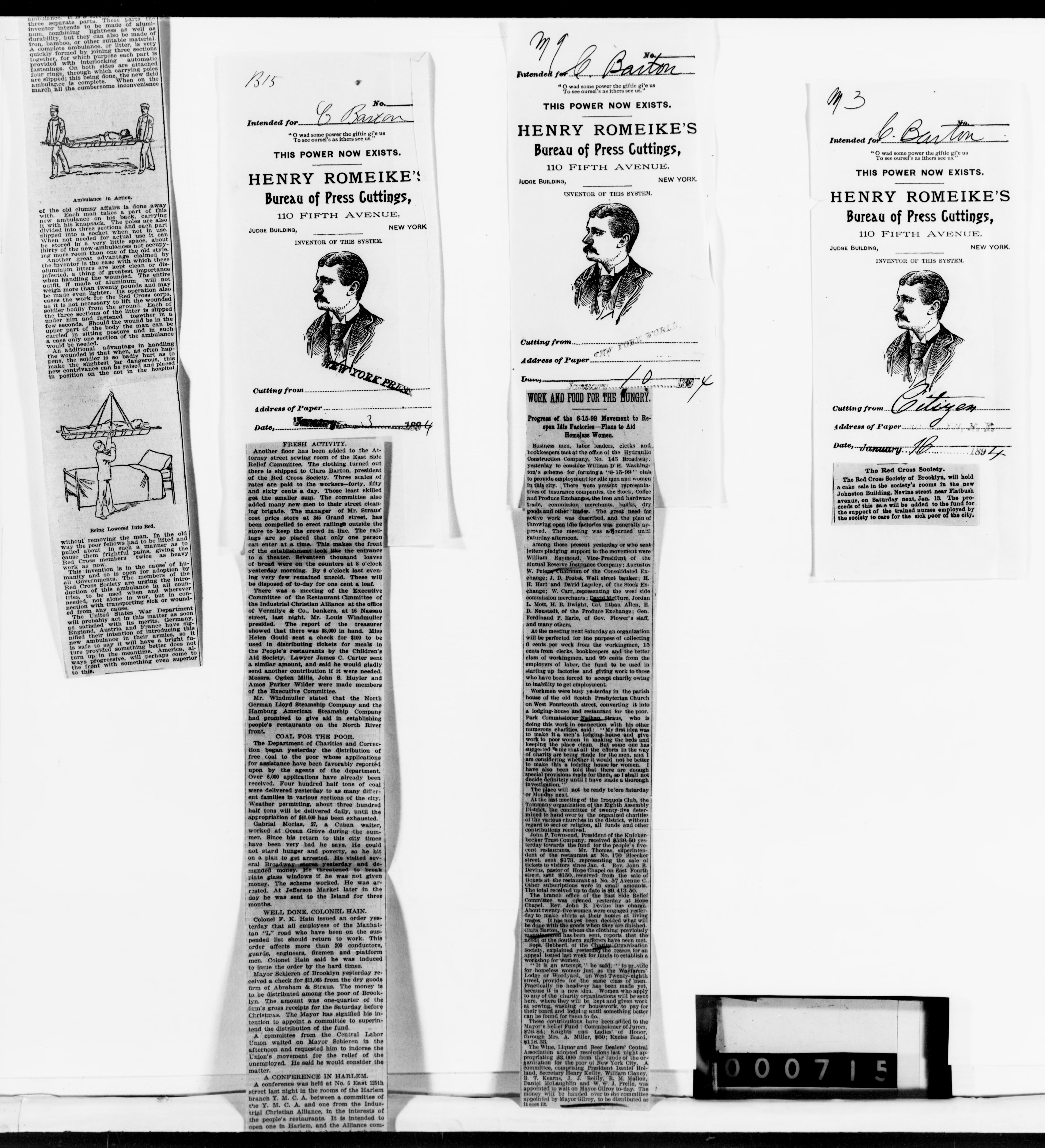 Scanned image of the current content page