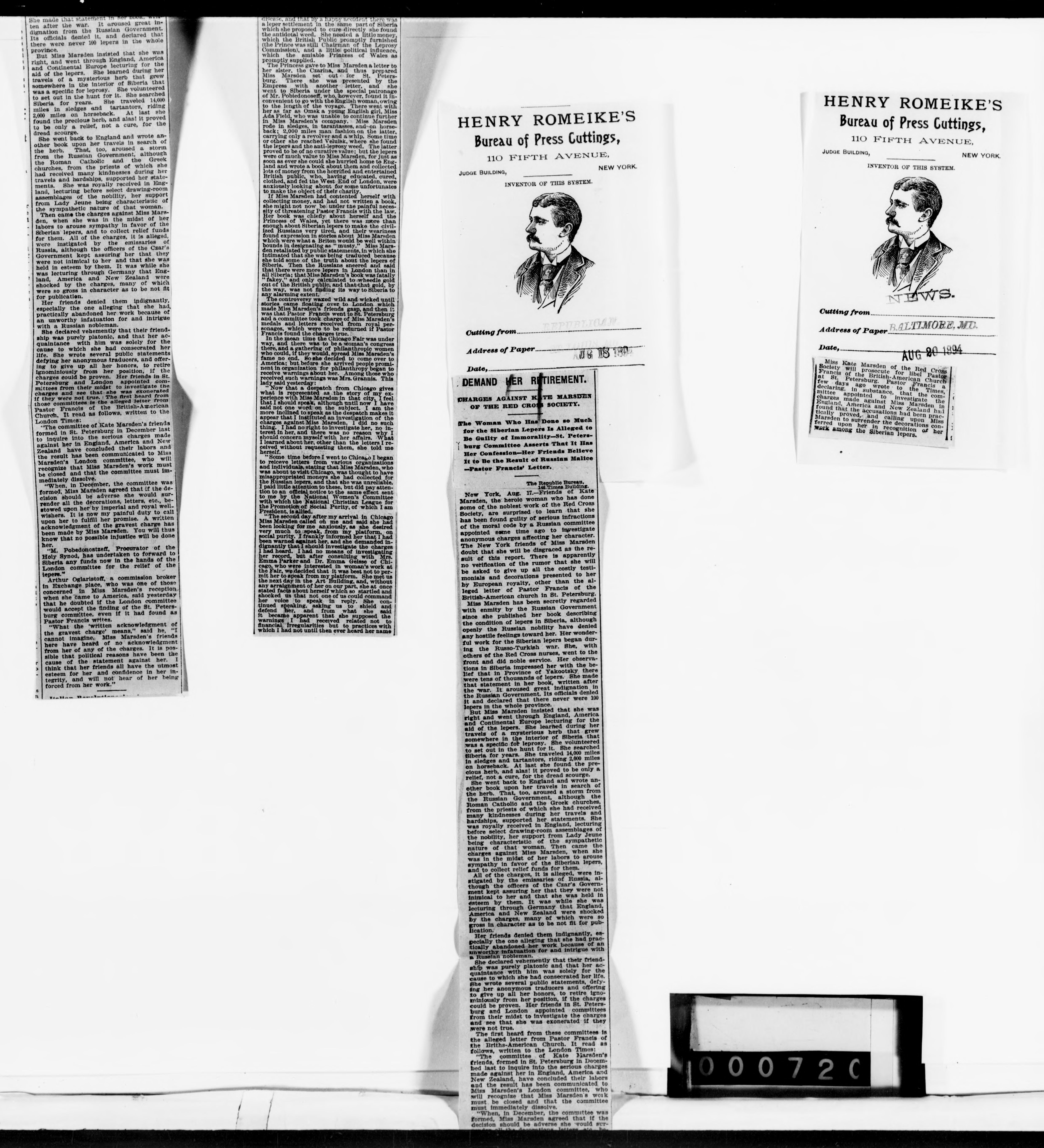 Scanned image of the current content page