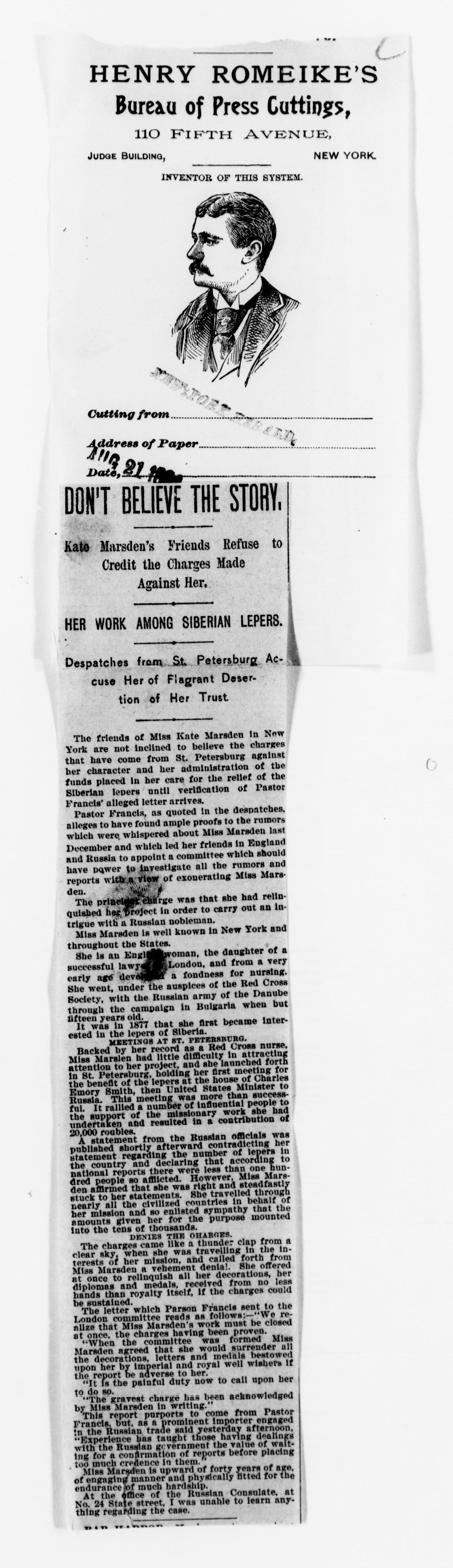 Scanned image of the current content page