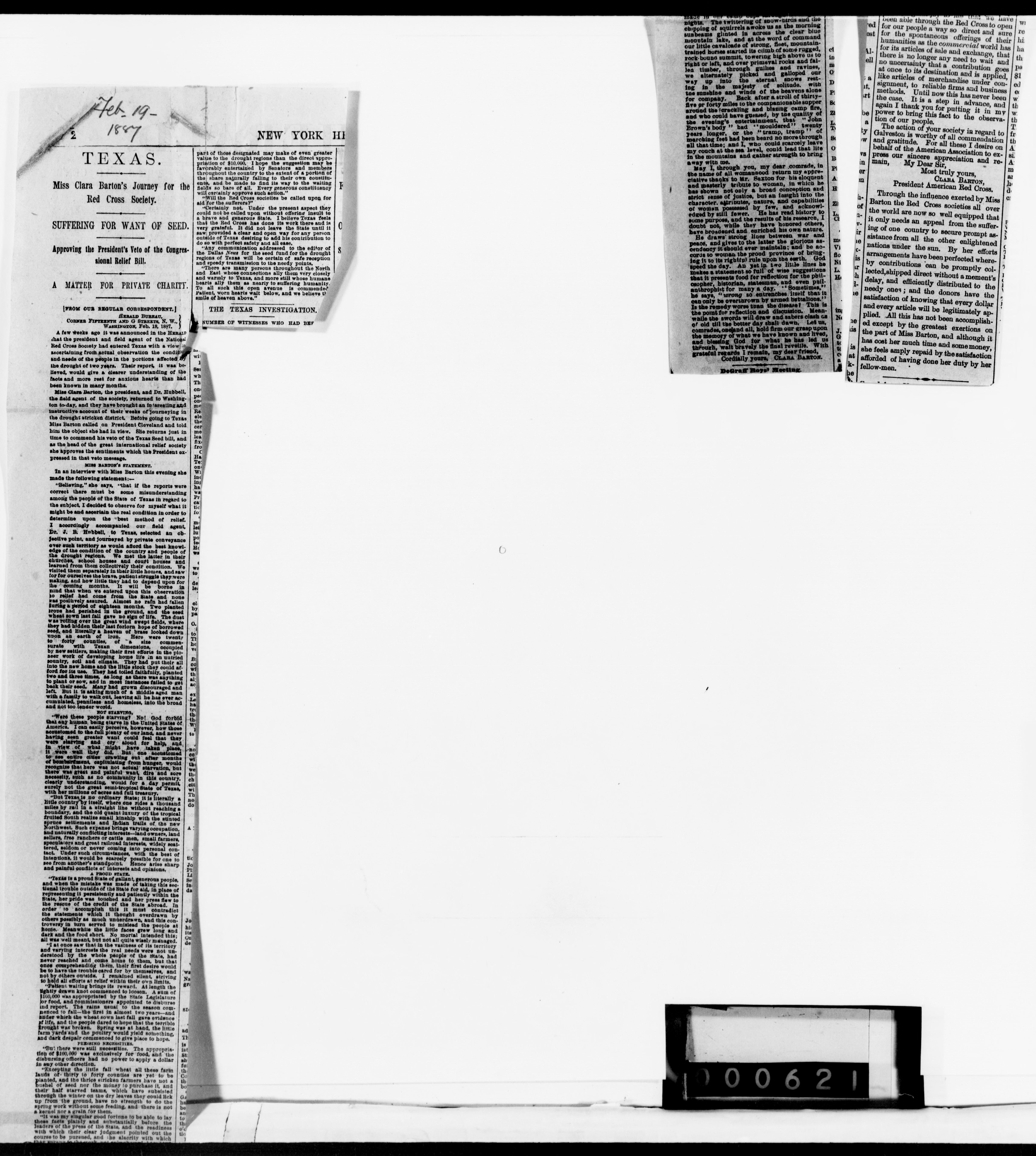 Scanned image of the current content page