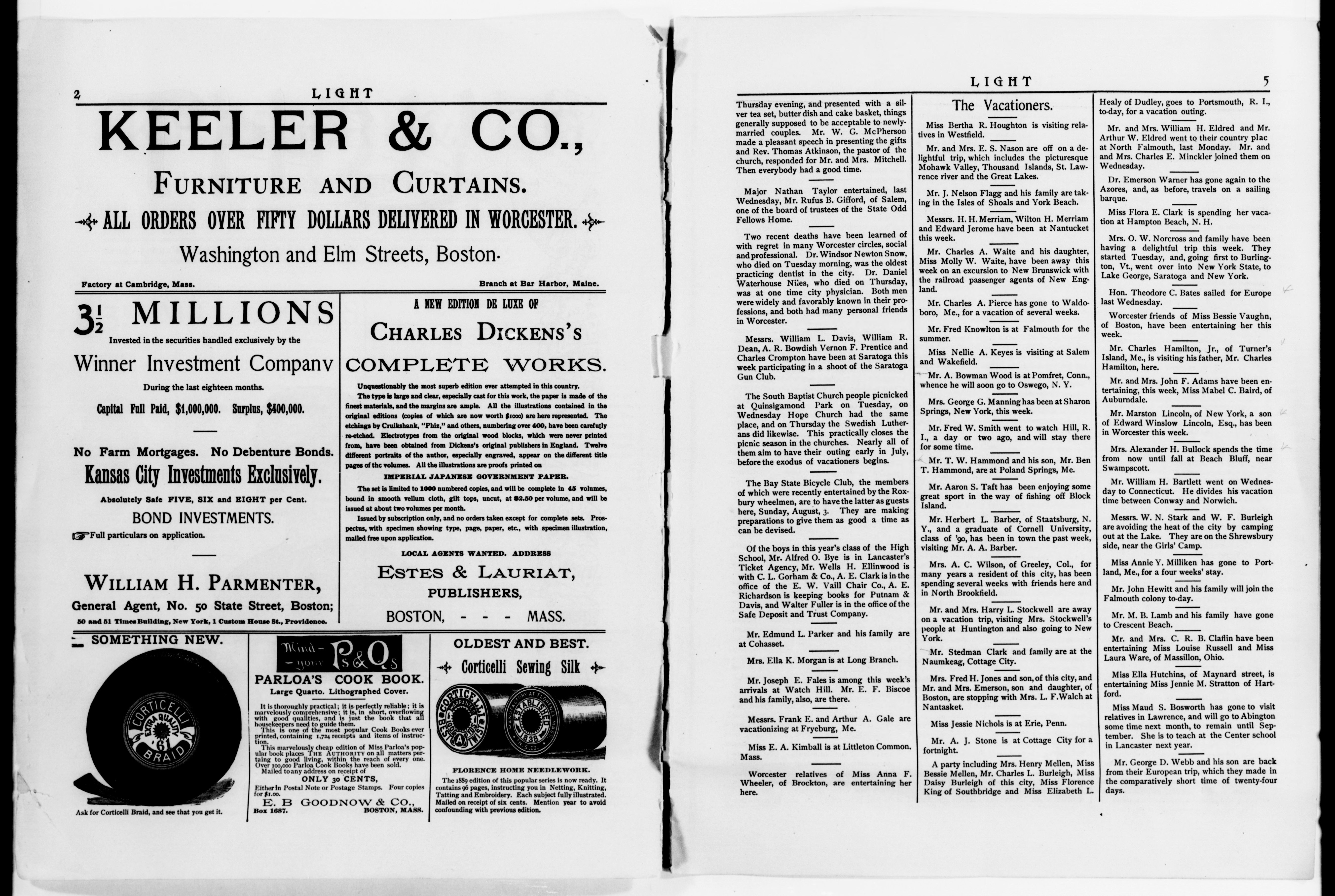 Scanned image of the current content page