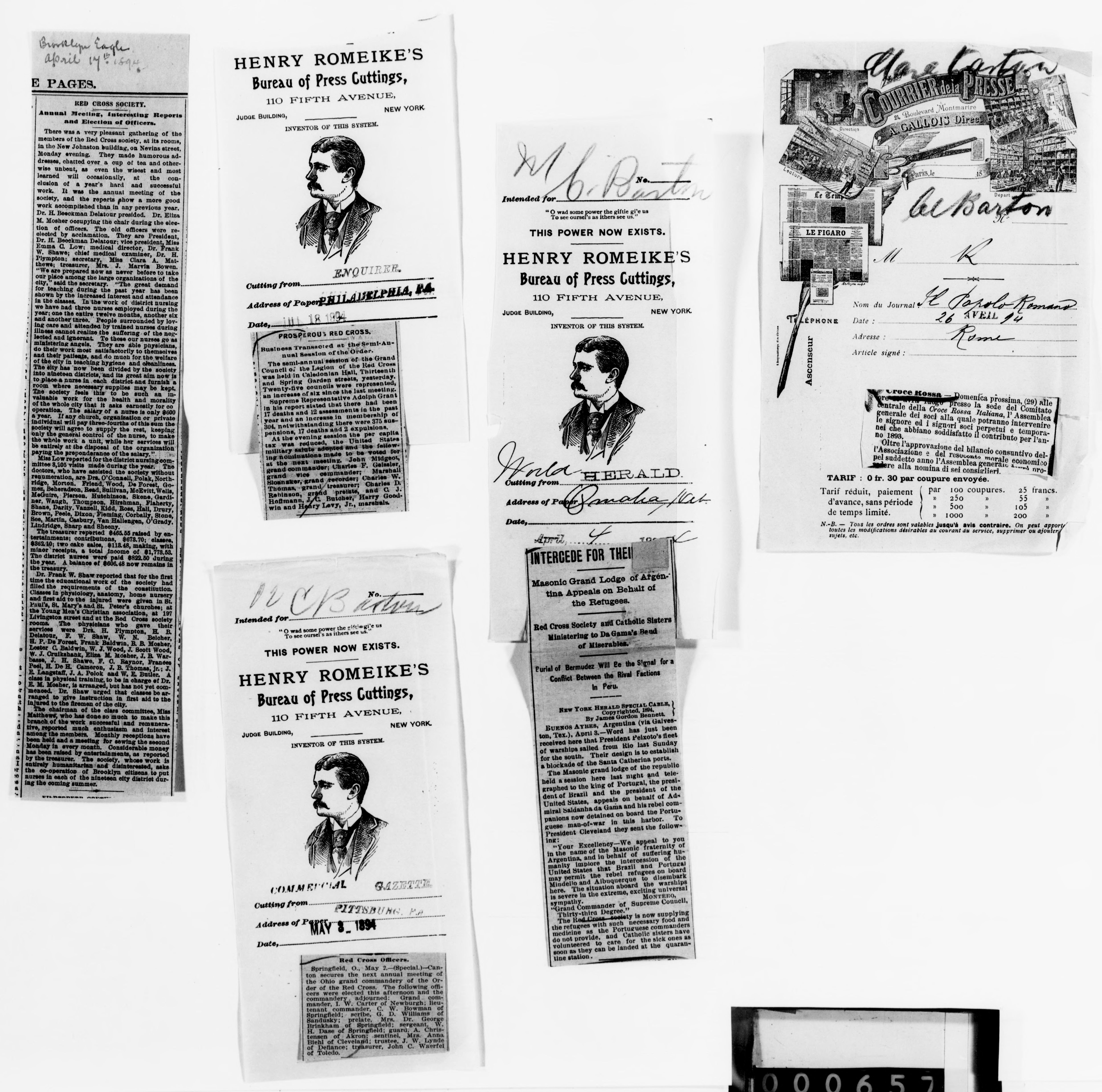 Scanned image of the current content page
