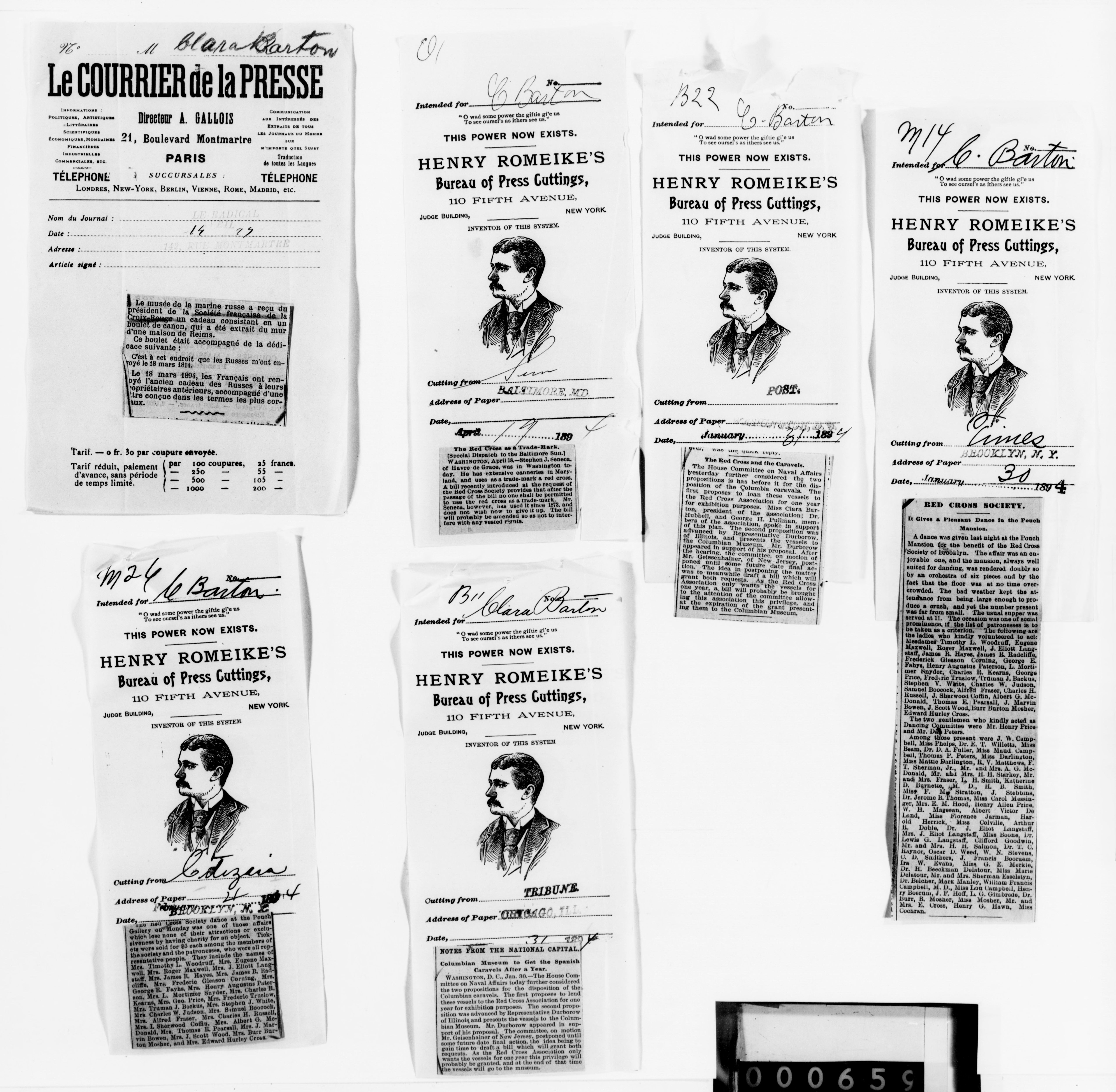 Scanned image of the current content page