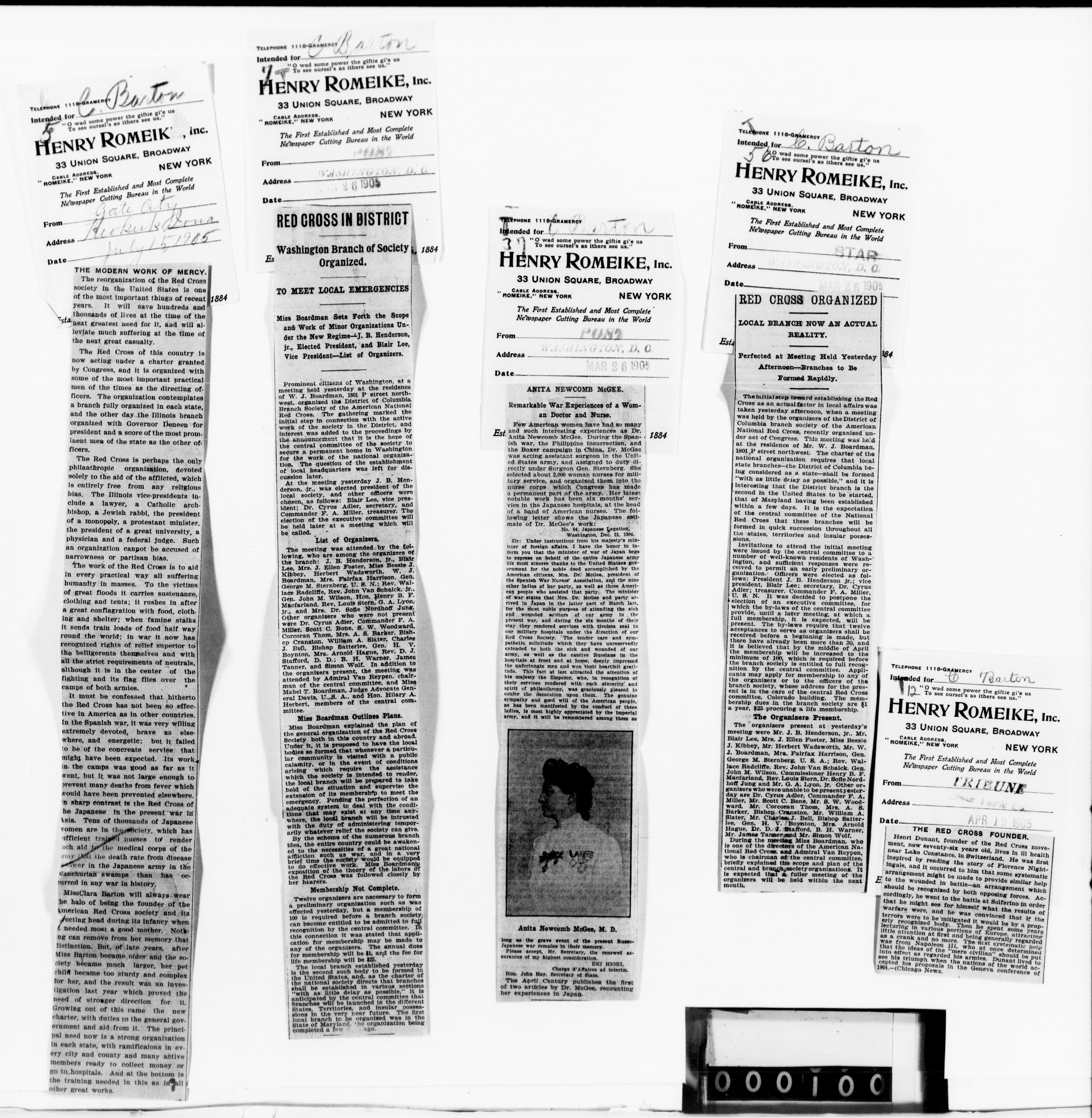 Scanned image of the current content page