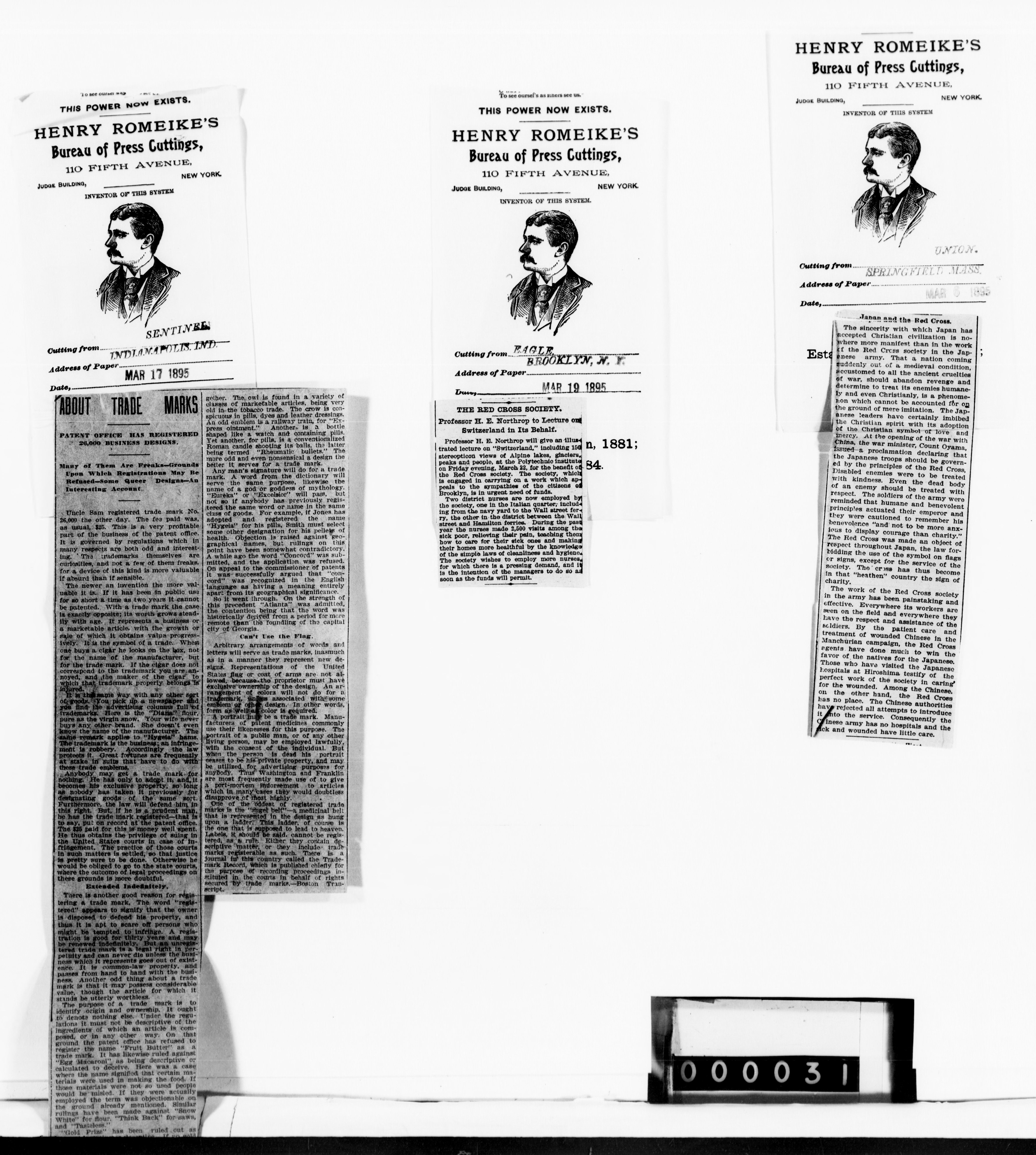 Scanned image of the current content page