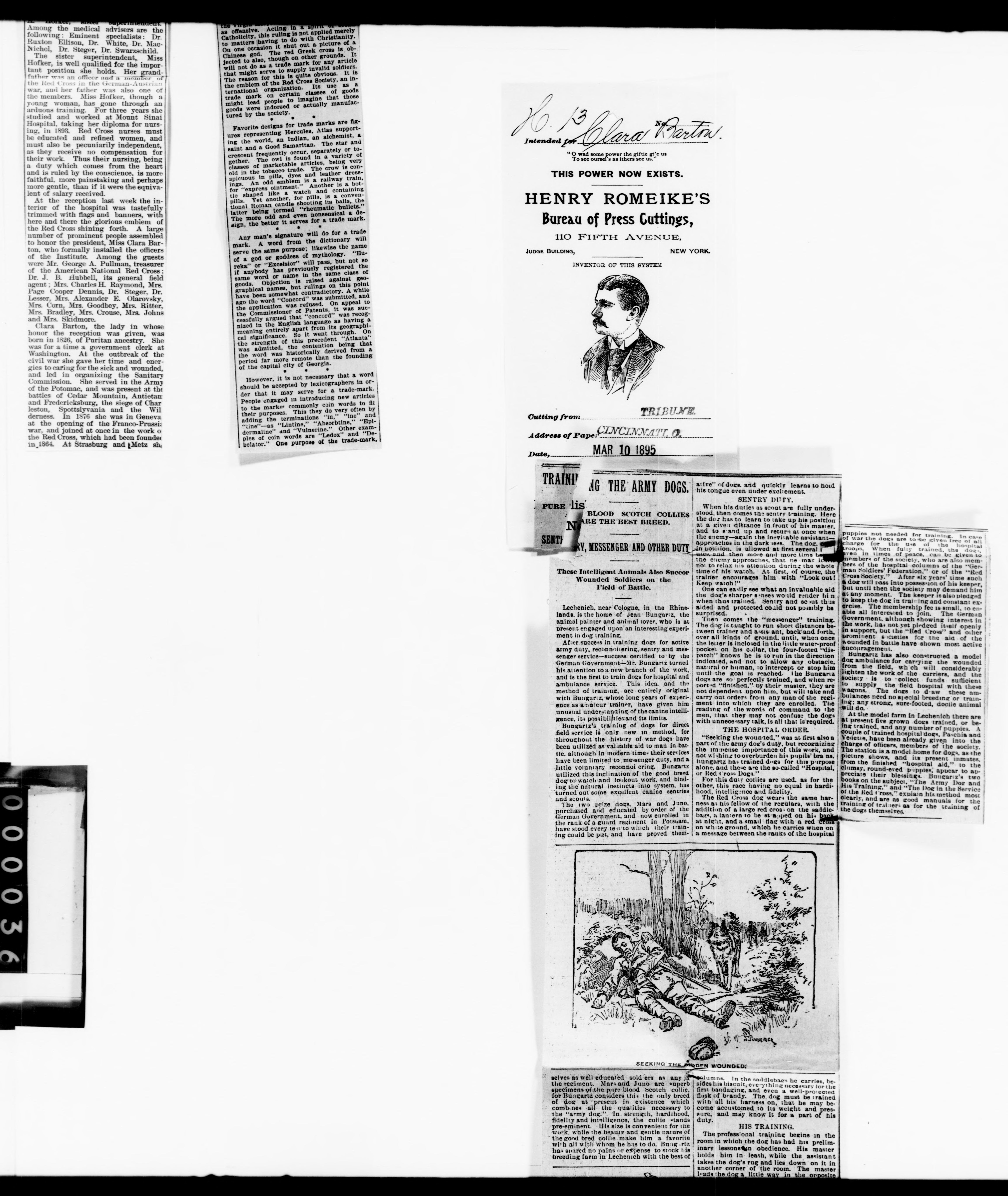 Scanned image of the current content page