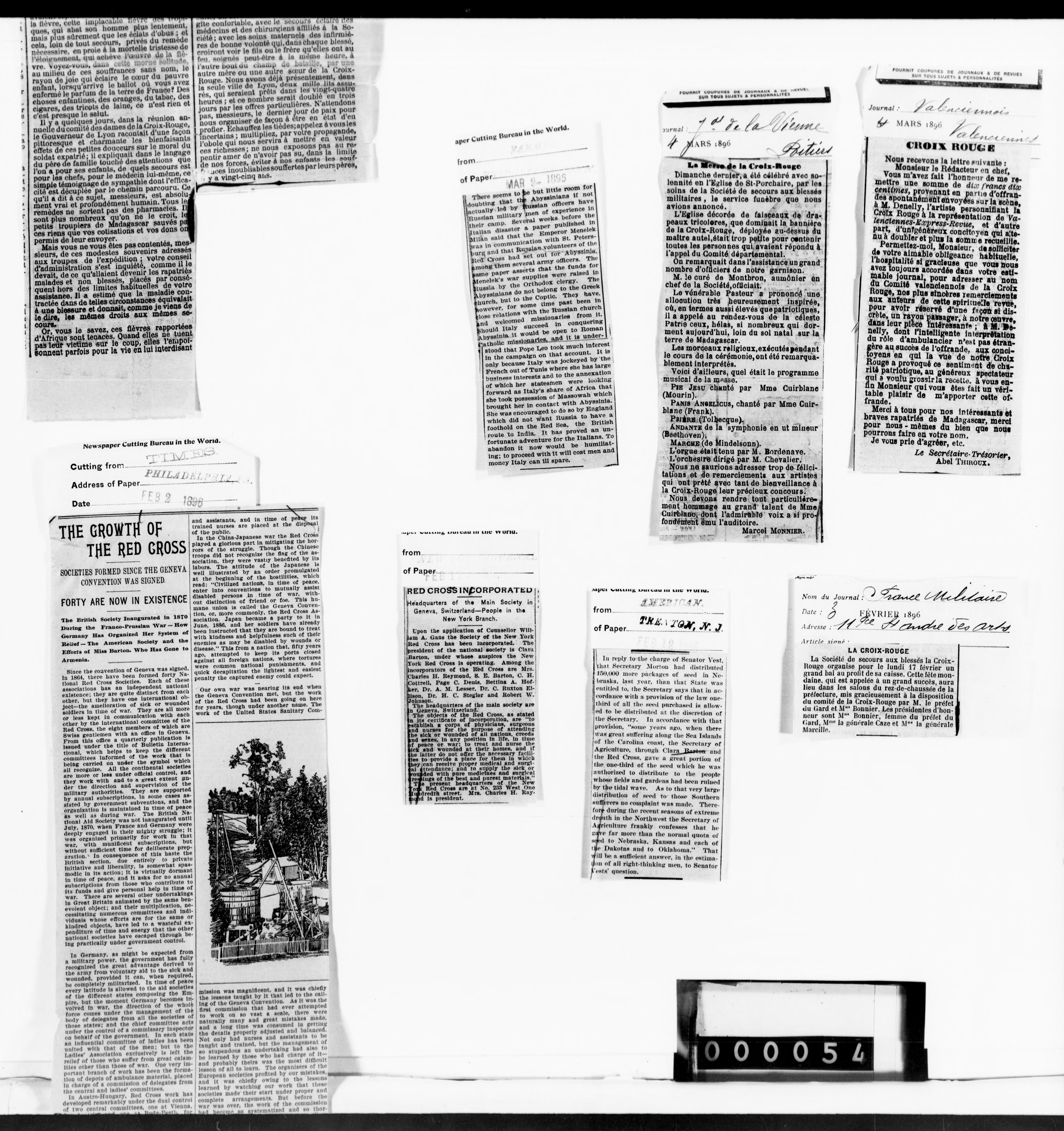 Scanned image of the current content page