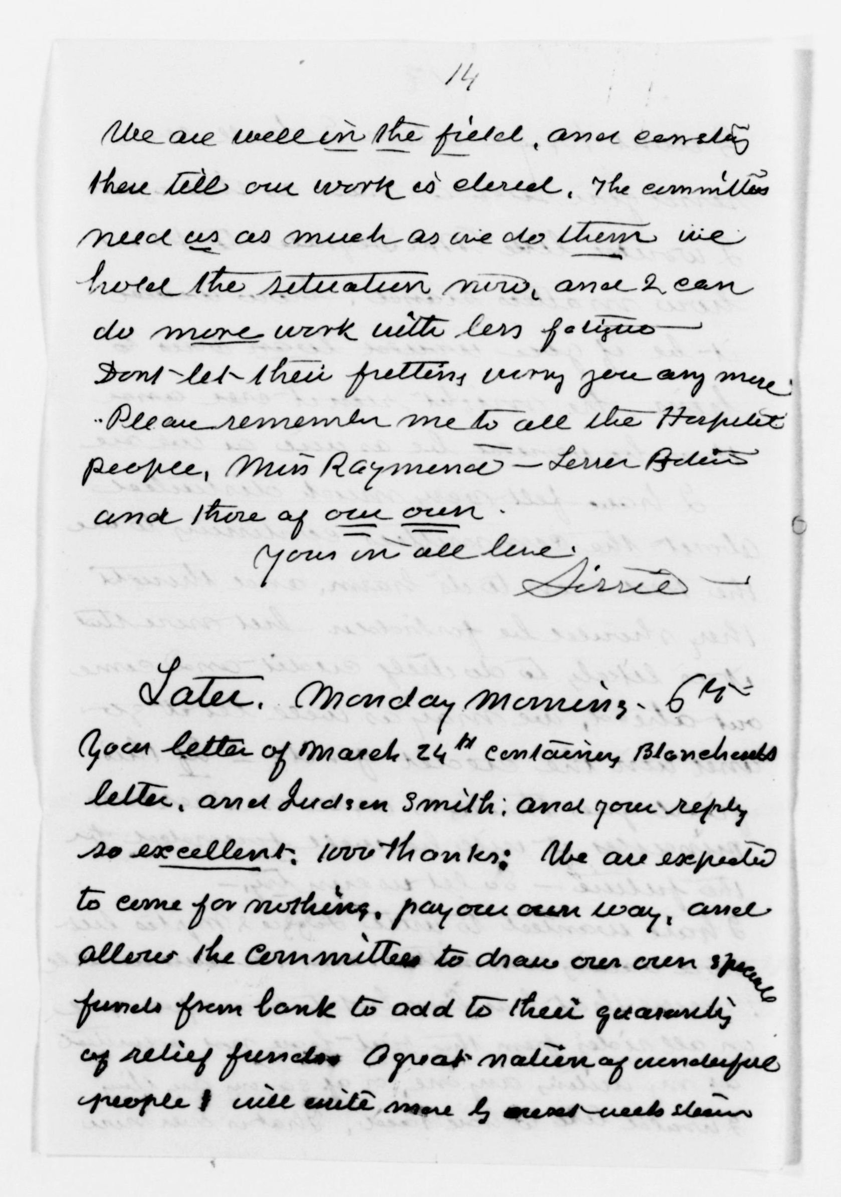 Scanned image of the current content page