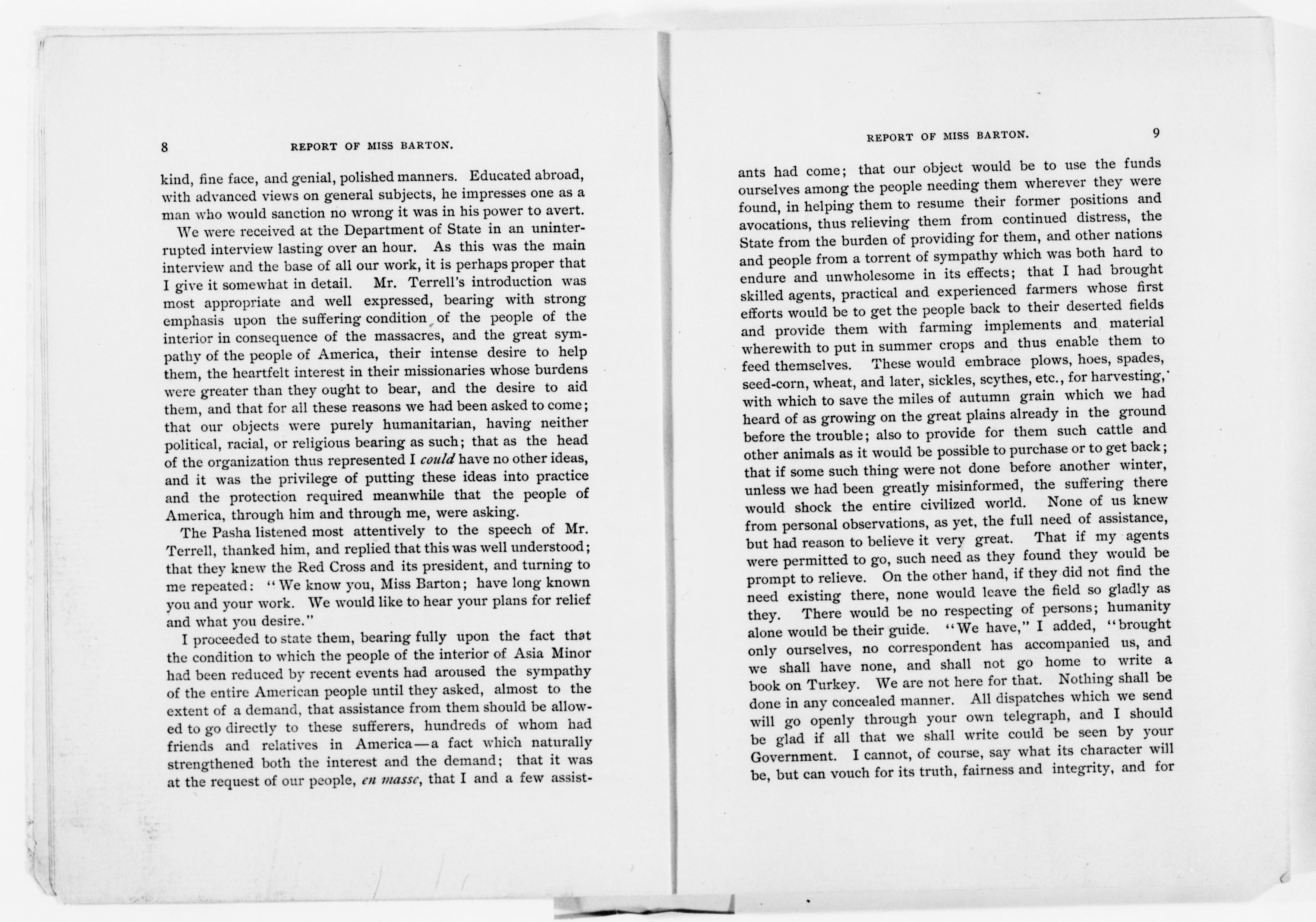 Scanned image of the current content page