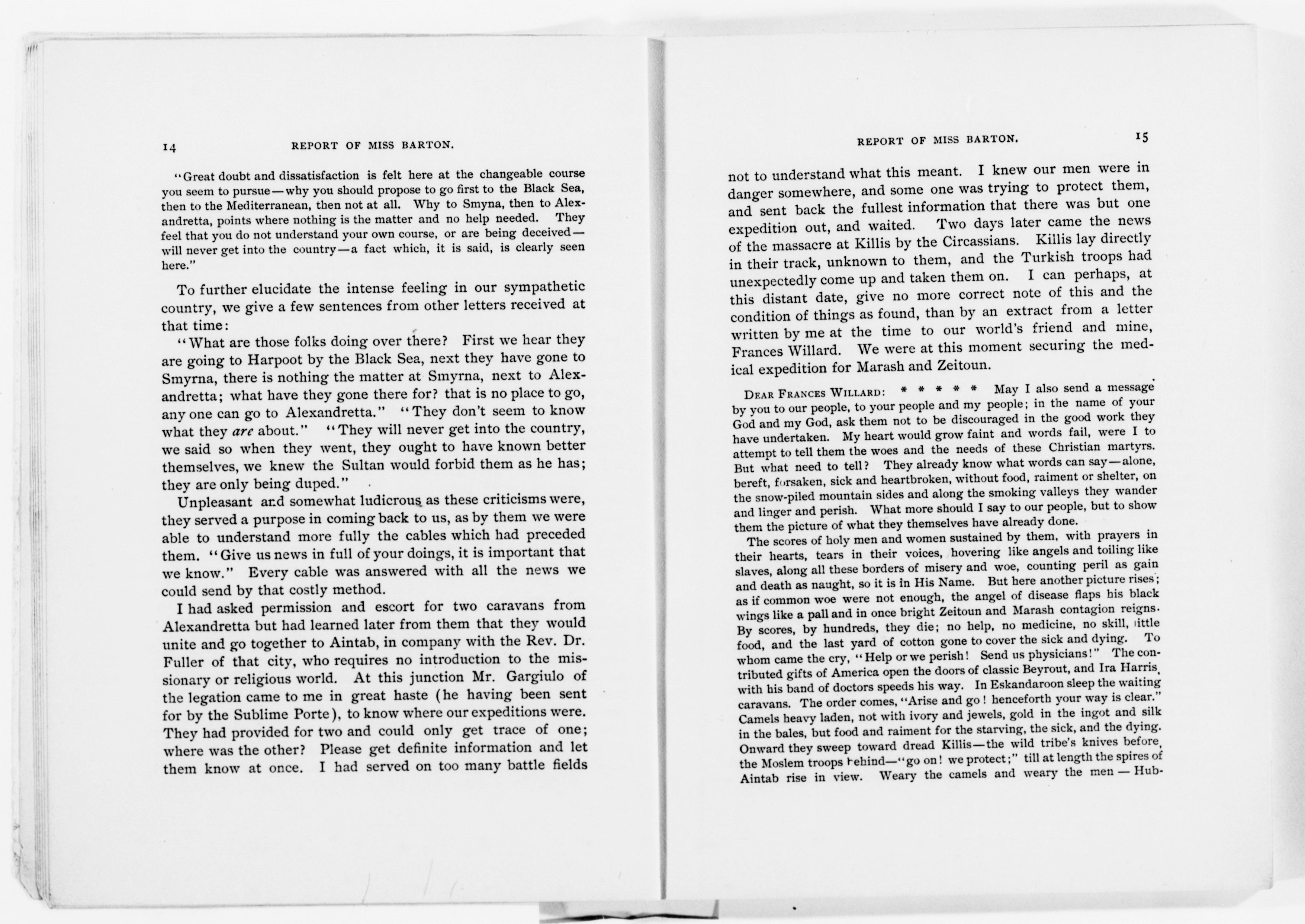 Scanned image of the current content page