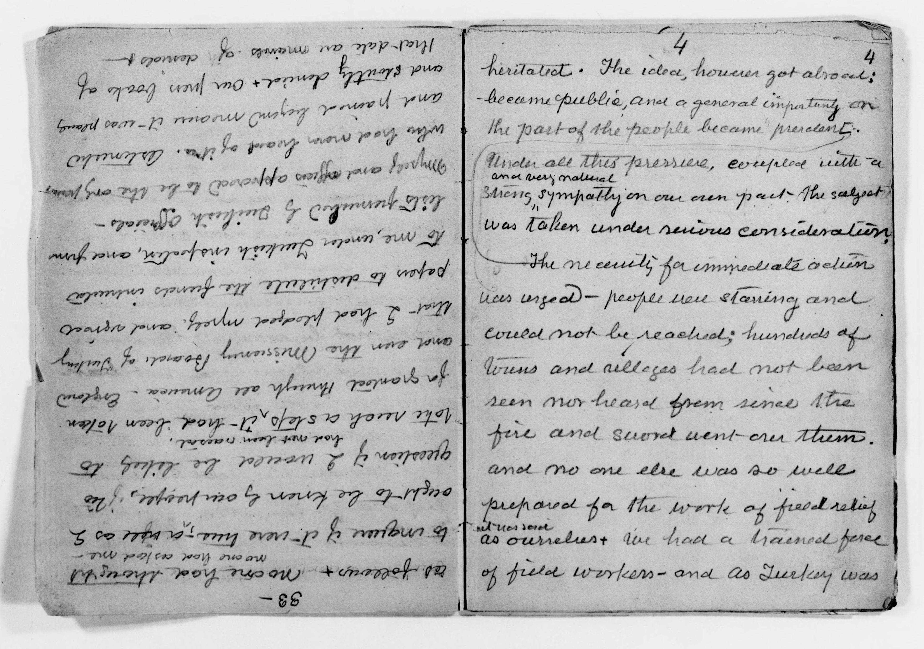 Scanned image of the current content page