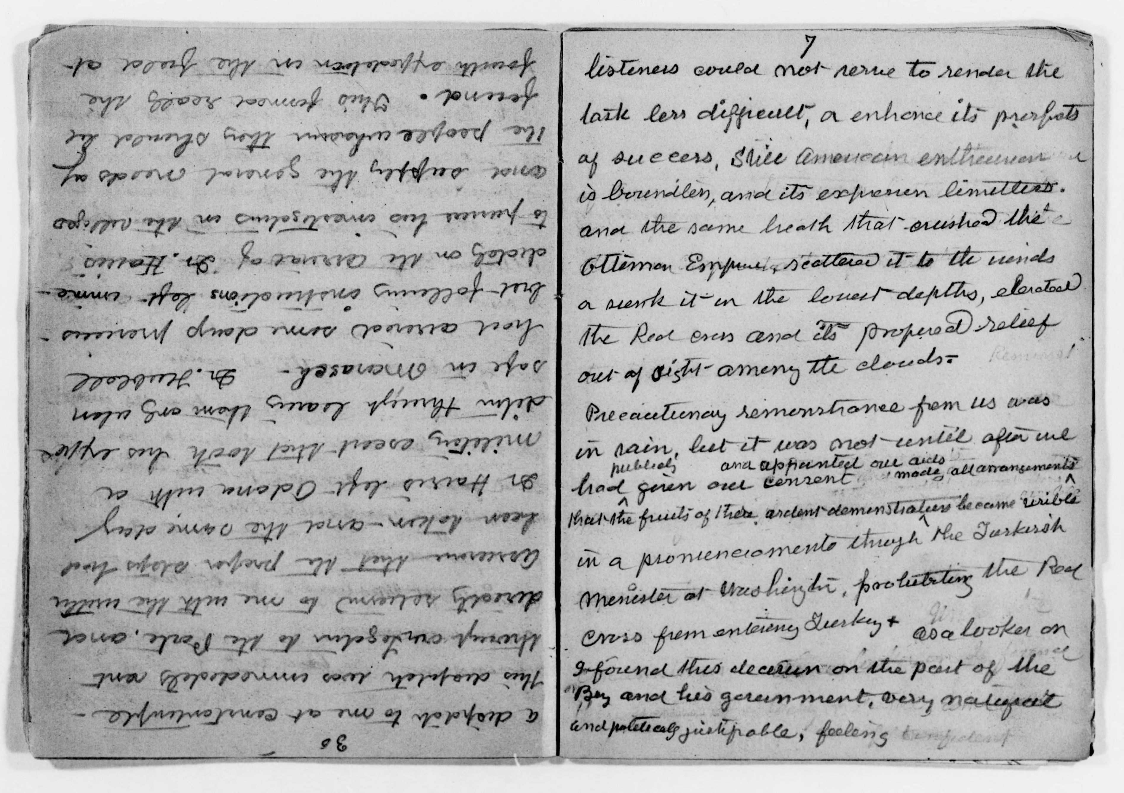 Scanned image of the current content page