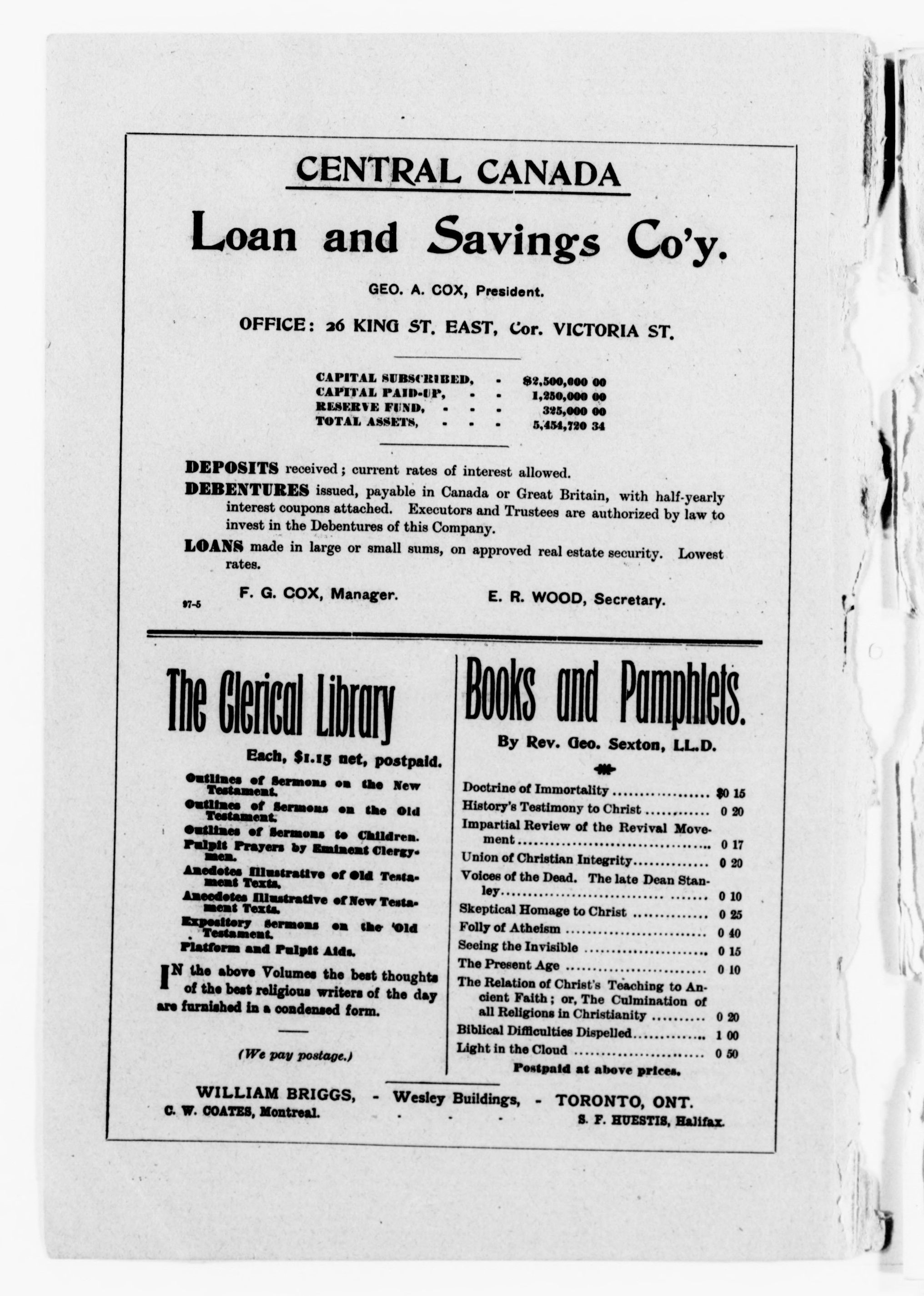 Scanned image of the current content page