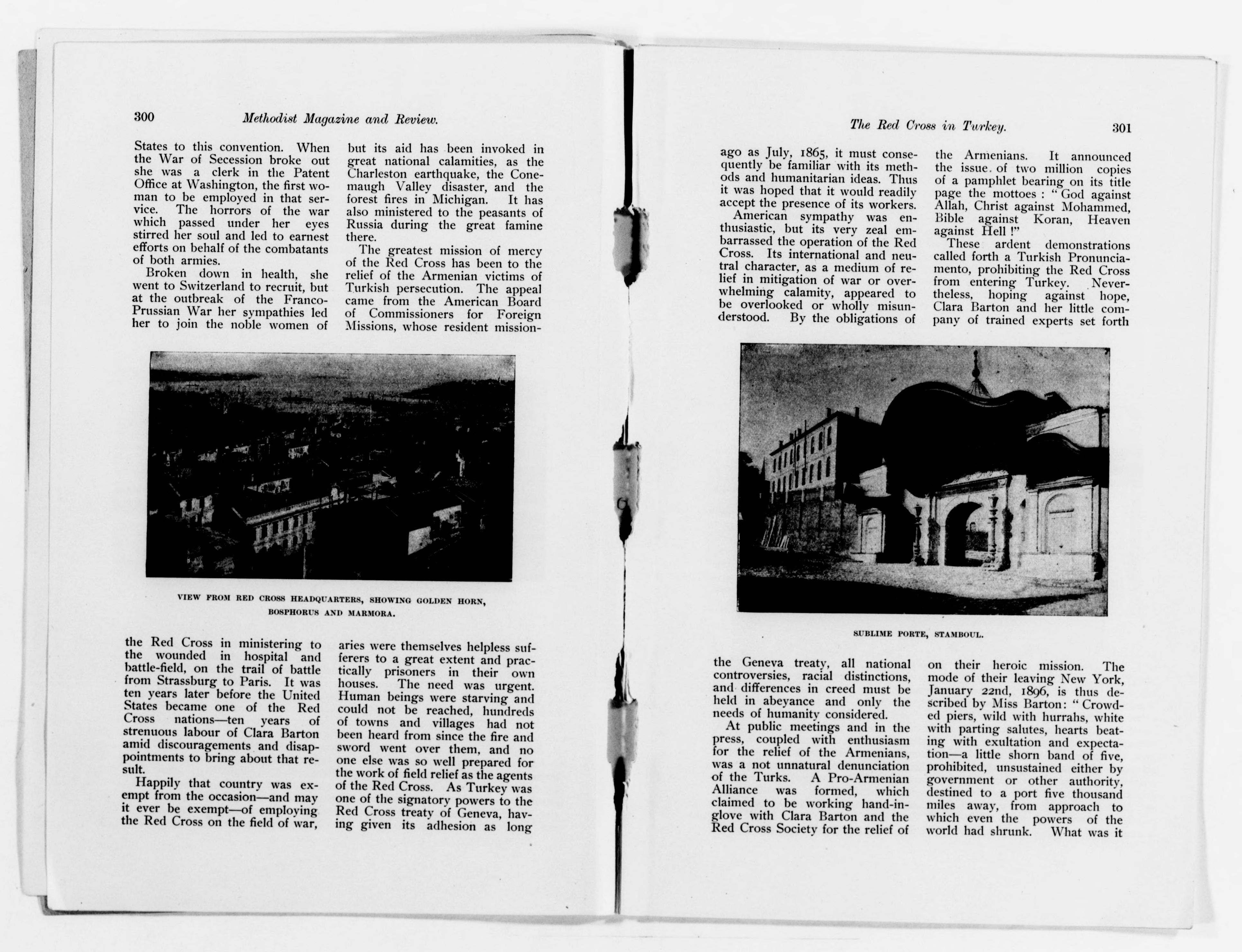 Scanned image of the current content page