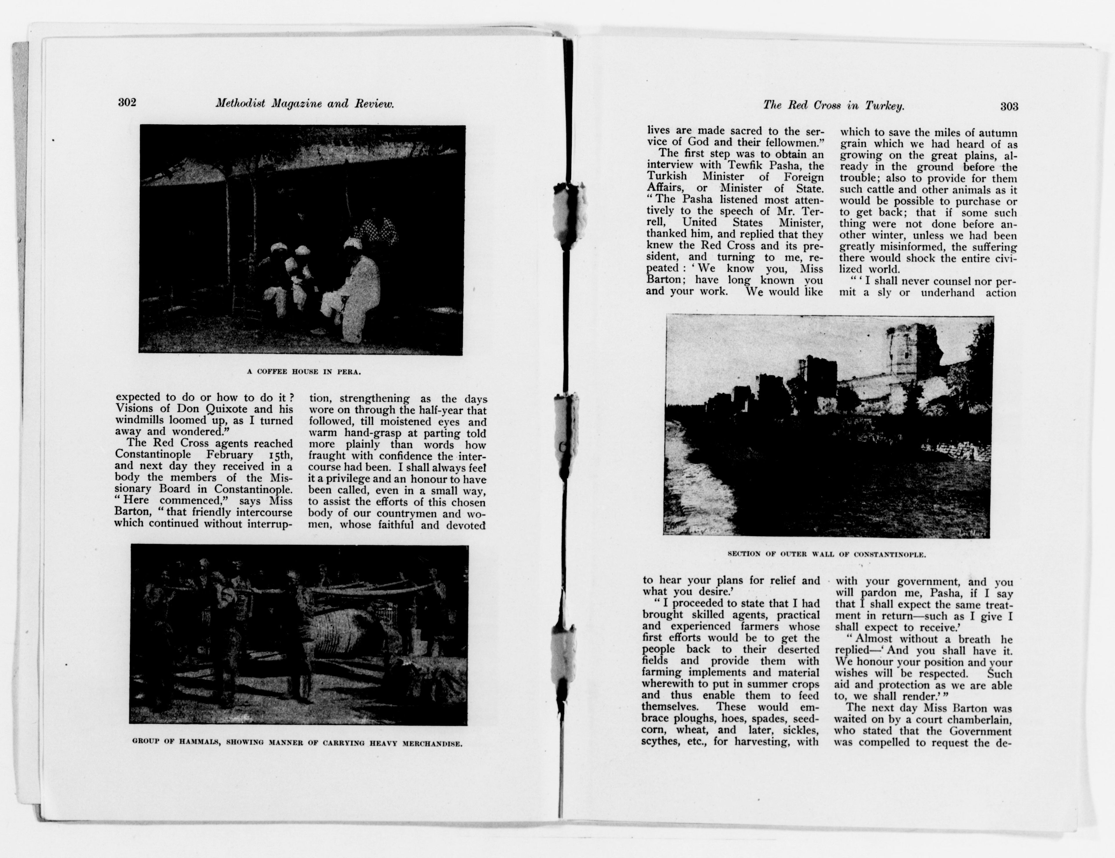 Scanned image of the current content page
