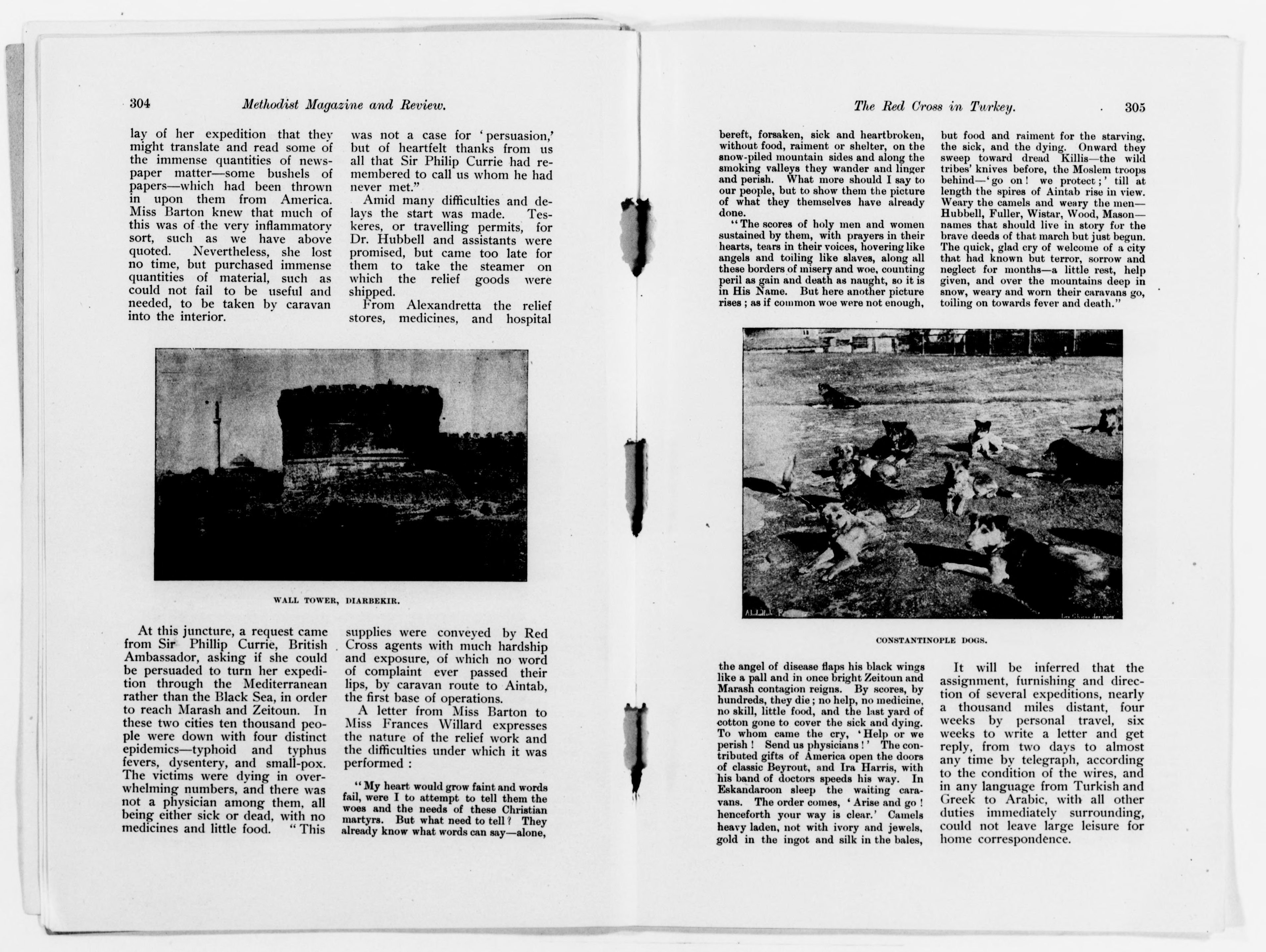 Scanned image of the current content page