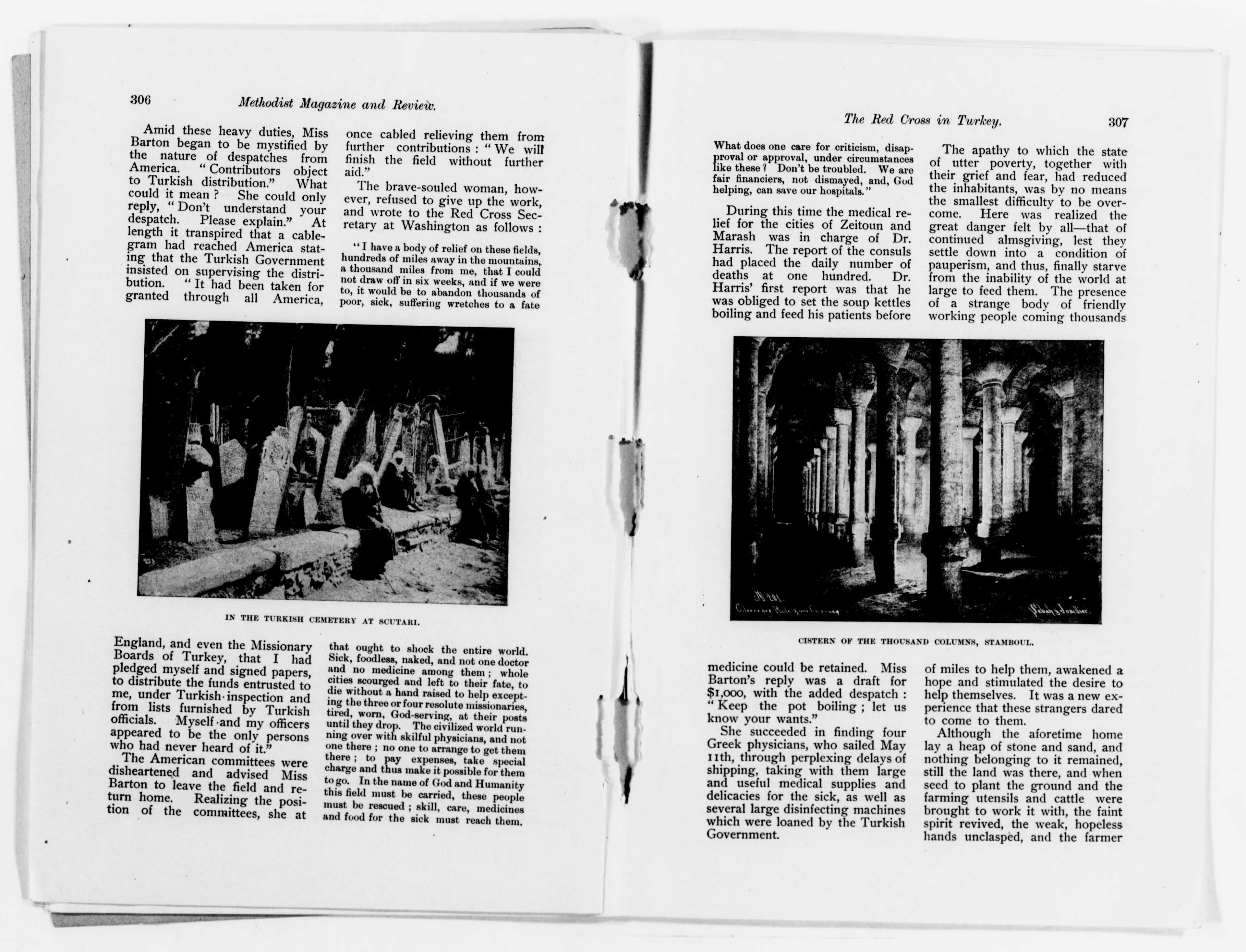 Scanned image of the current content page