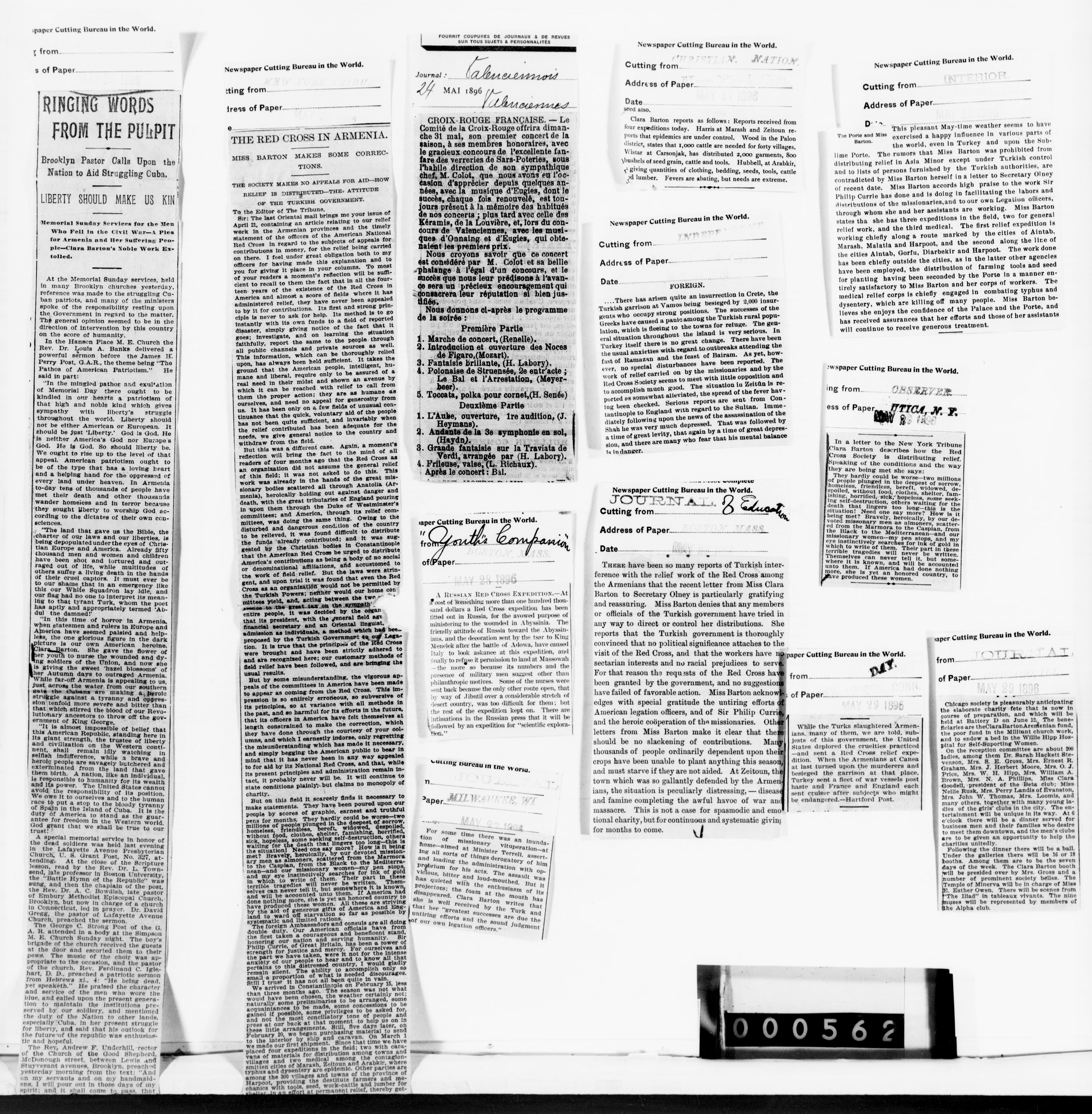 Scanned image of the current content page