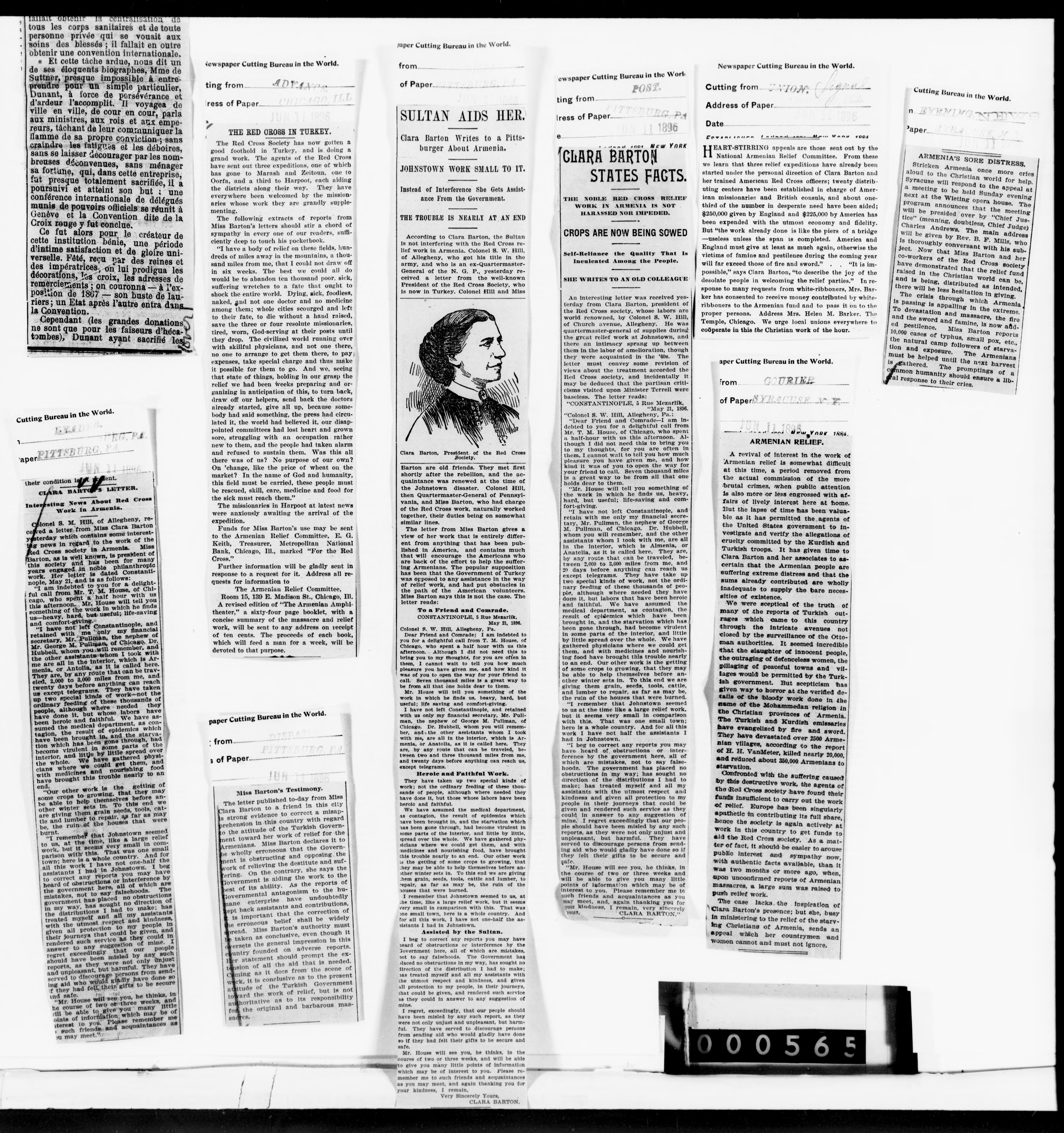 Scanned image of the current content page