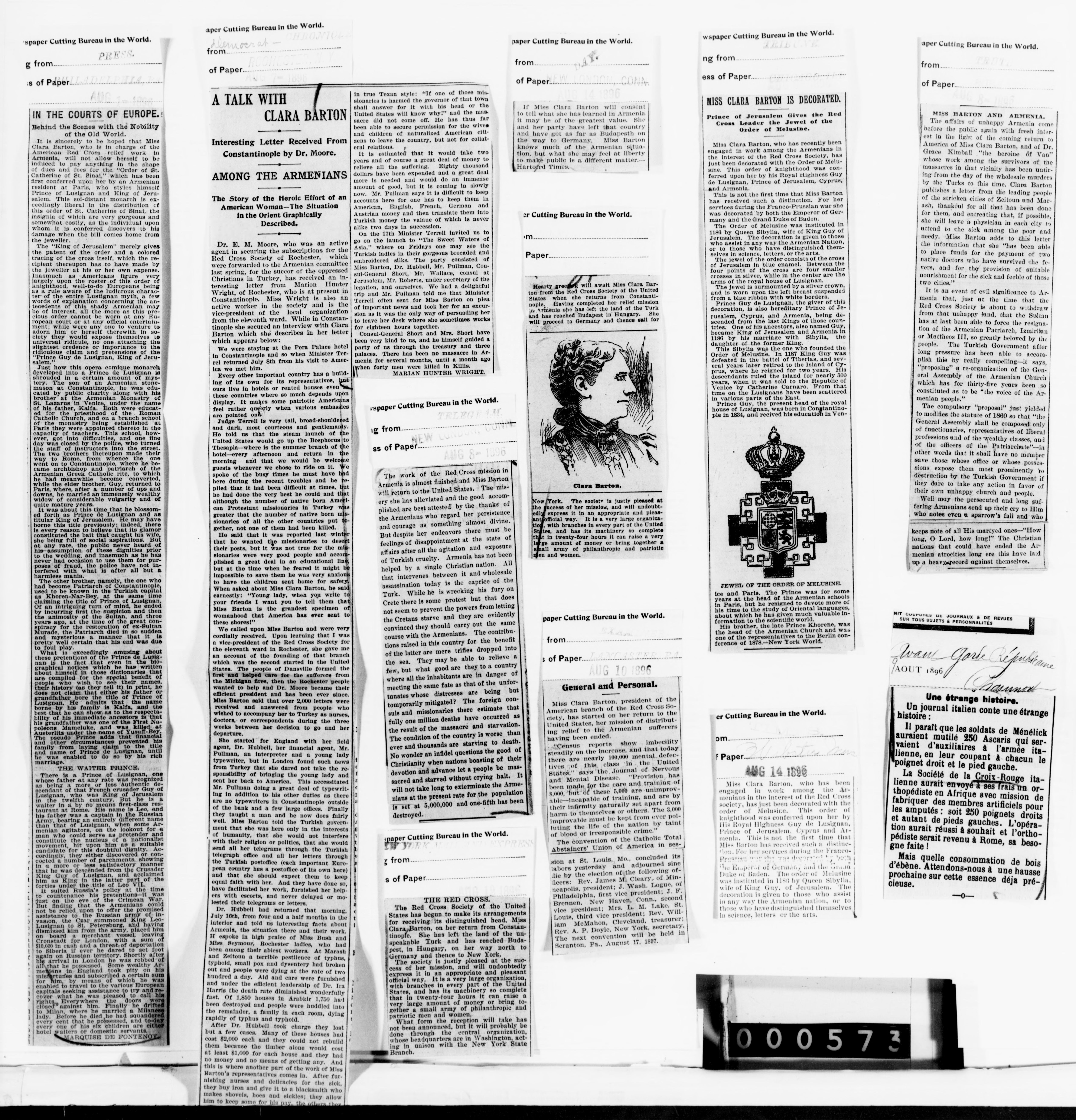 Scanned image of the current content page