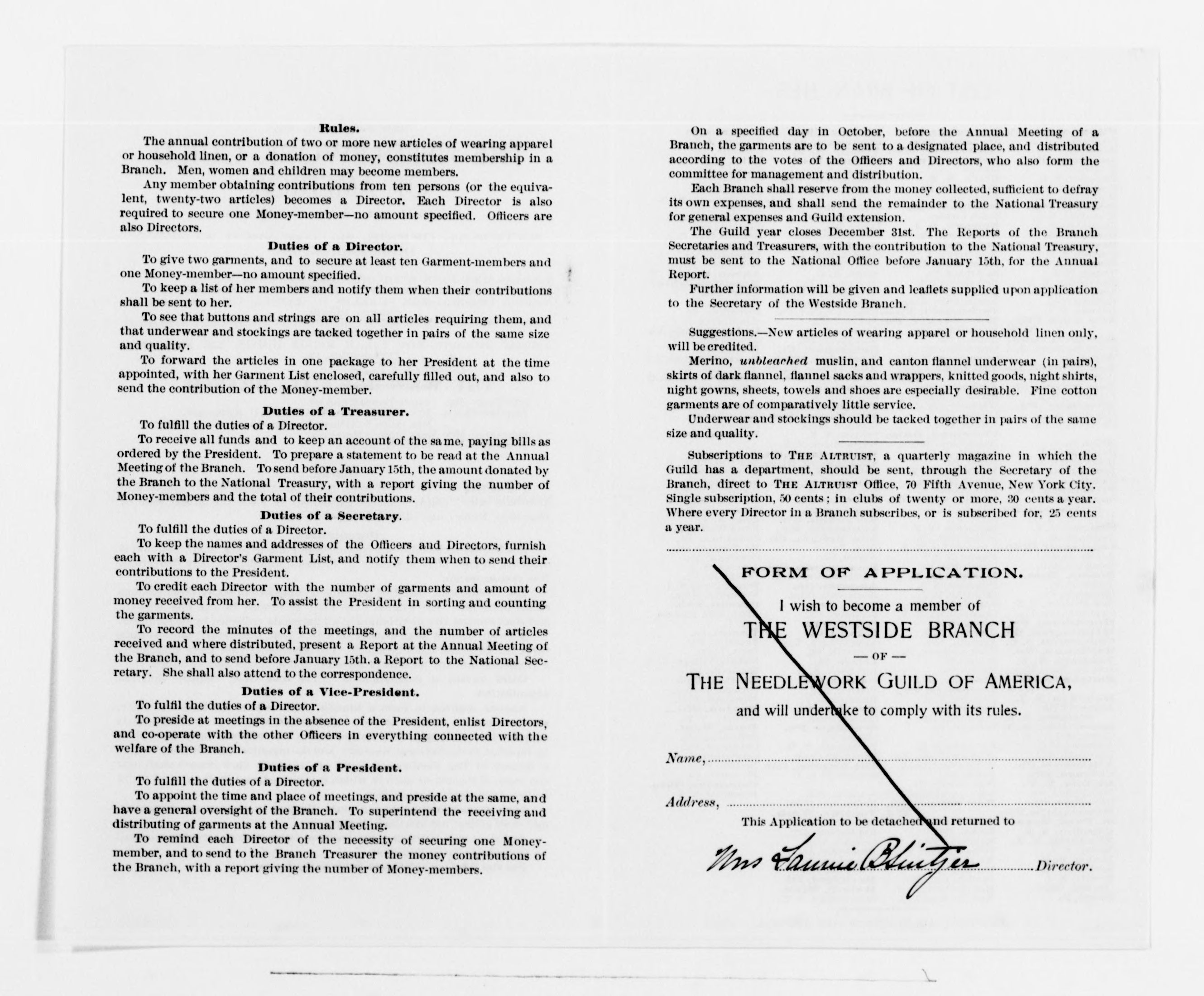 Scanned image of the current content page