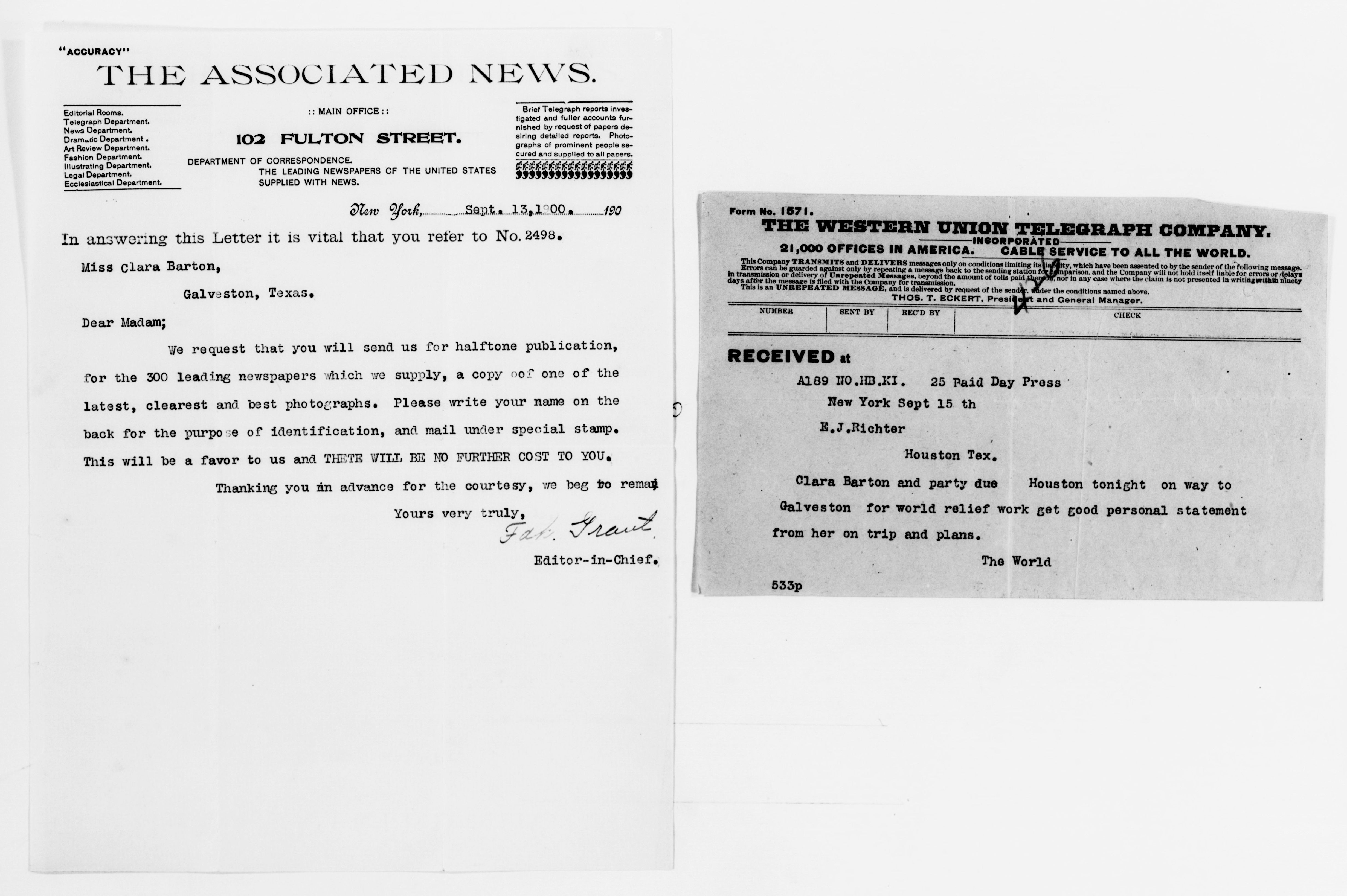 Scanned image of the current content page