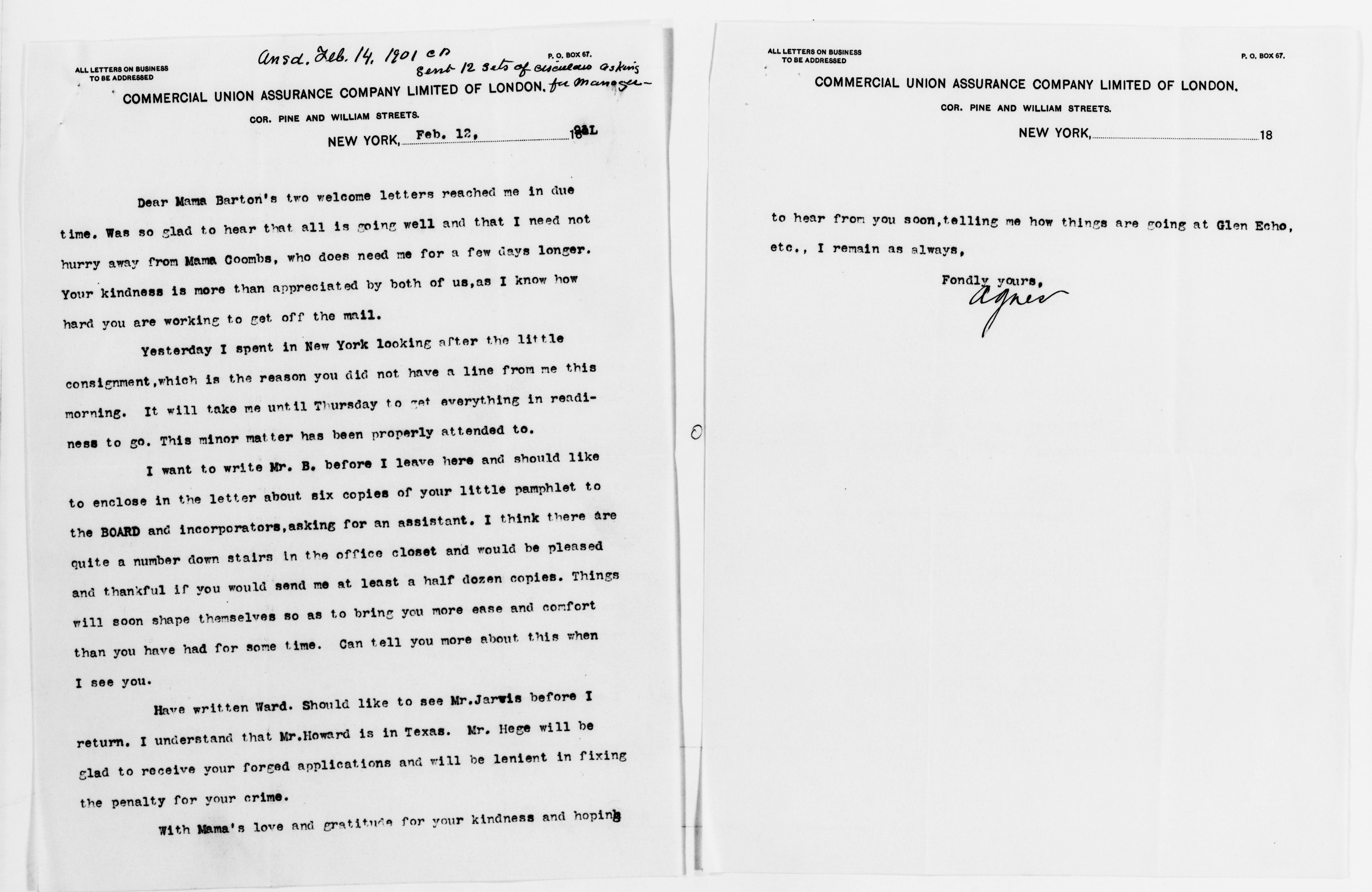 Scanned image of the current content page