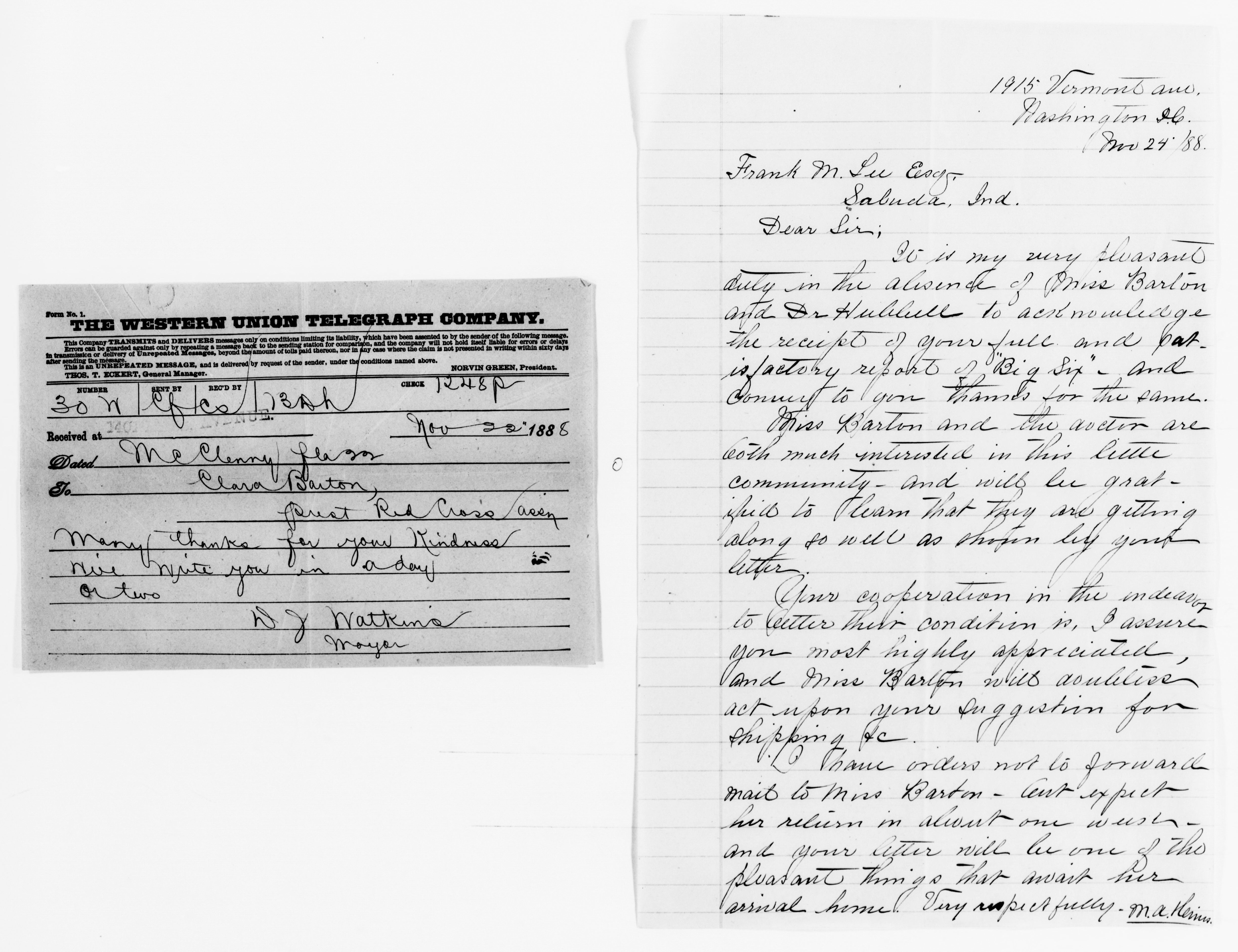 Scanned image of the current content page