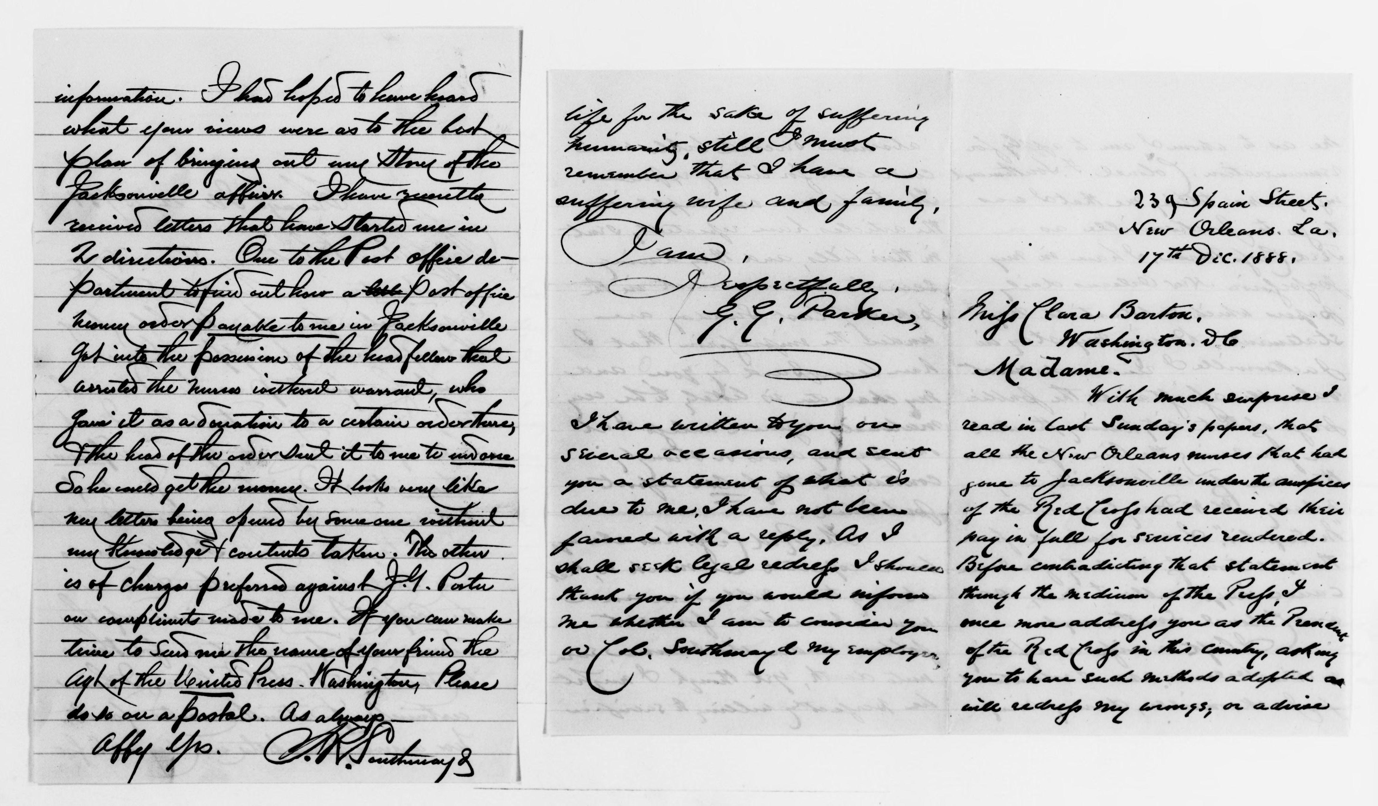 Scanned image of the current content page