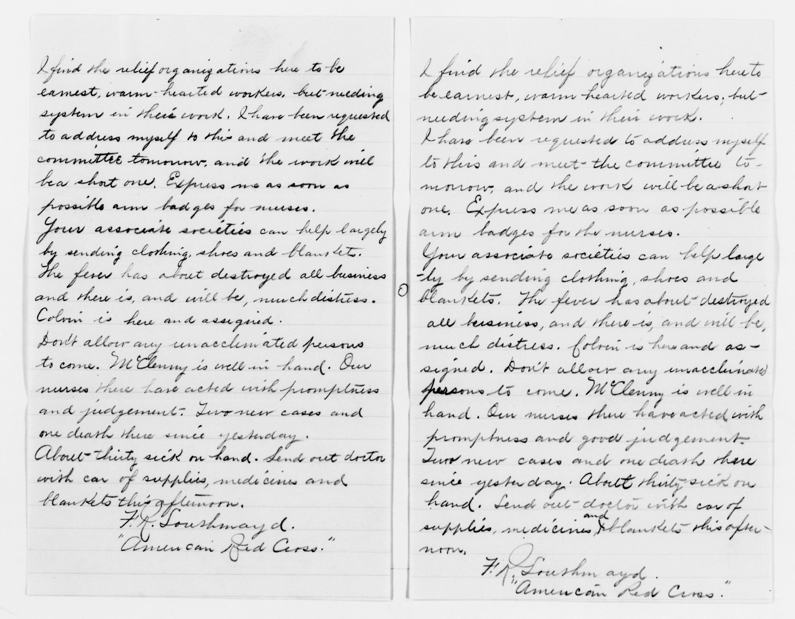 Scanned image of the current content page